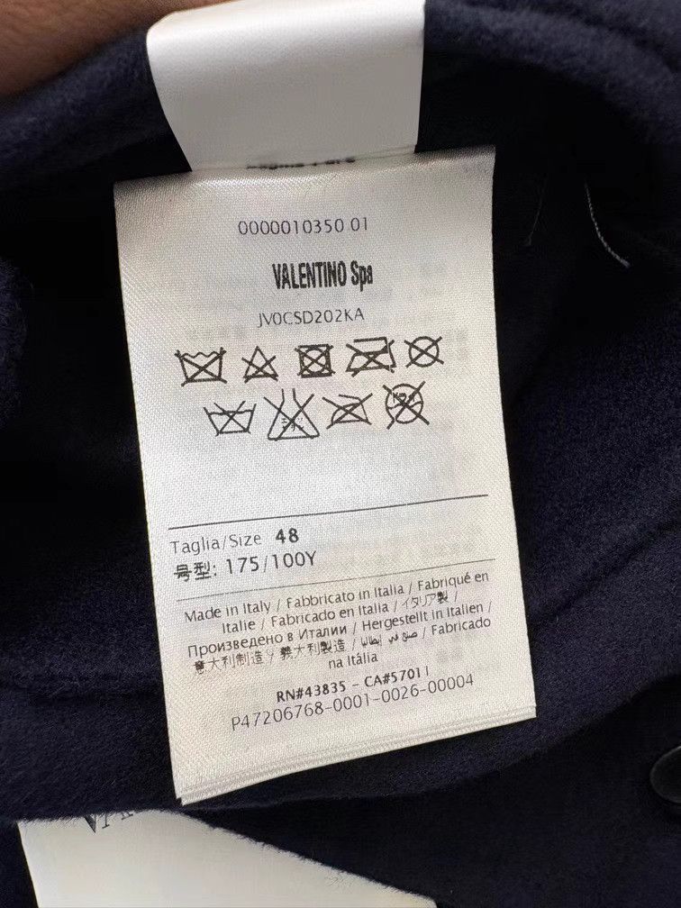 Valentino VALENTINO Cashmere & Leather Jacket Size US M / EU 48-50 / 2 - 4 Thumbnail