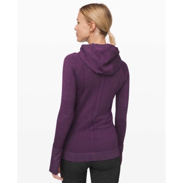 Lululemon Lululemon Rest Less Hoodie *Patchwork Galactic Grape / Silve Size L / US 10 / IT 46 - 4 Thumbnail
