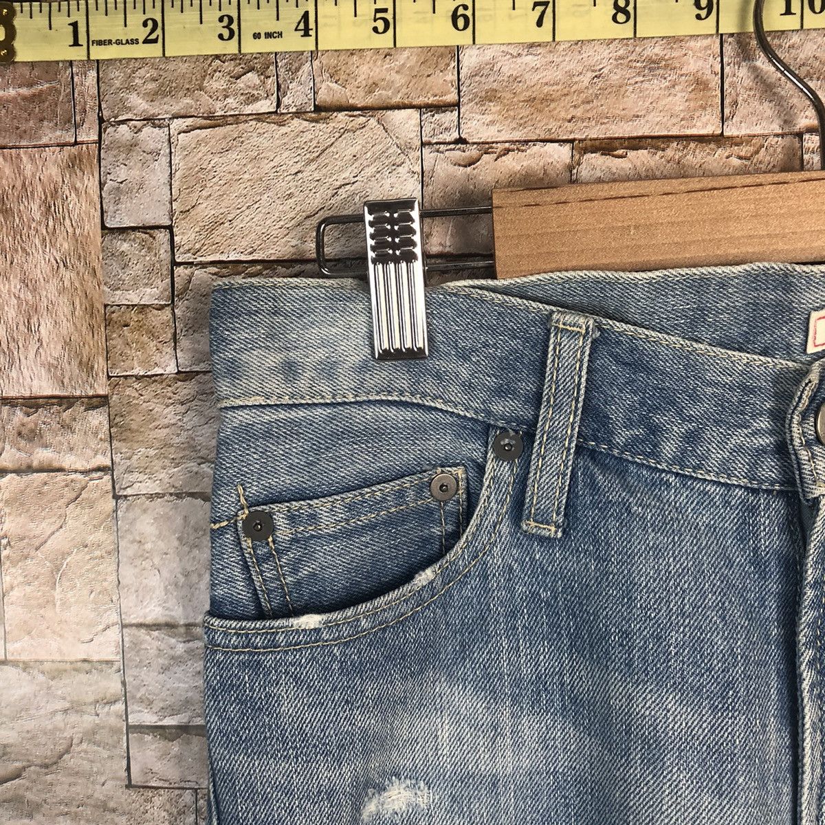 Japanese Brand Archives Blue Distressed Denim Pants #A65 Size US 30 / EU 46 - 8 Thumbnail