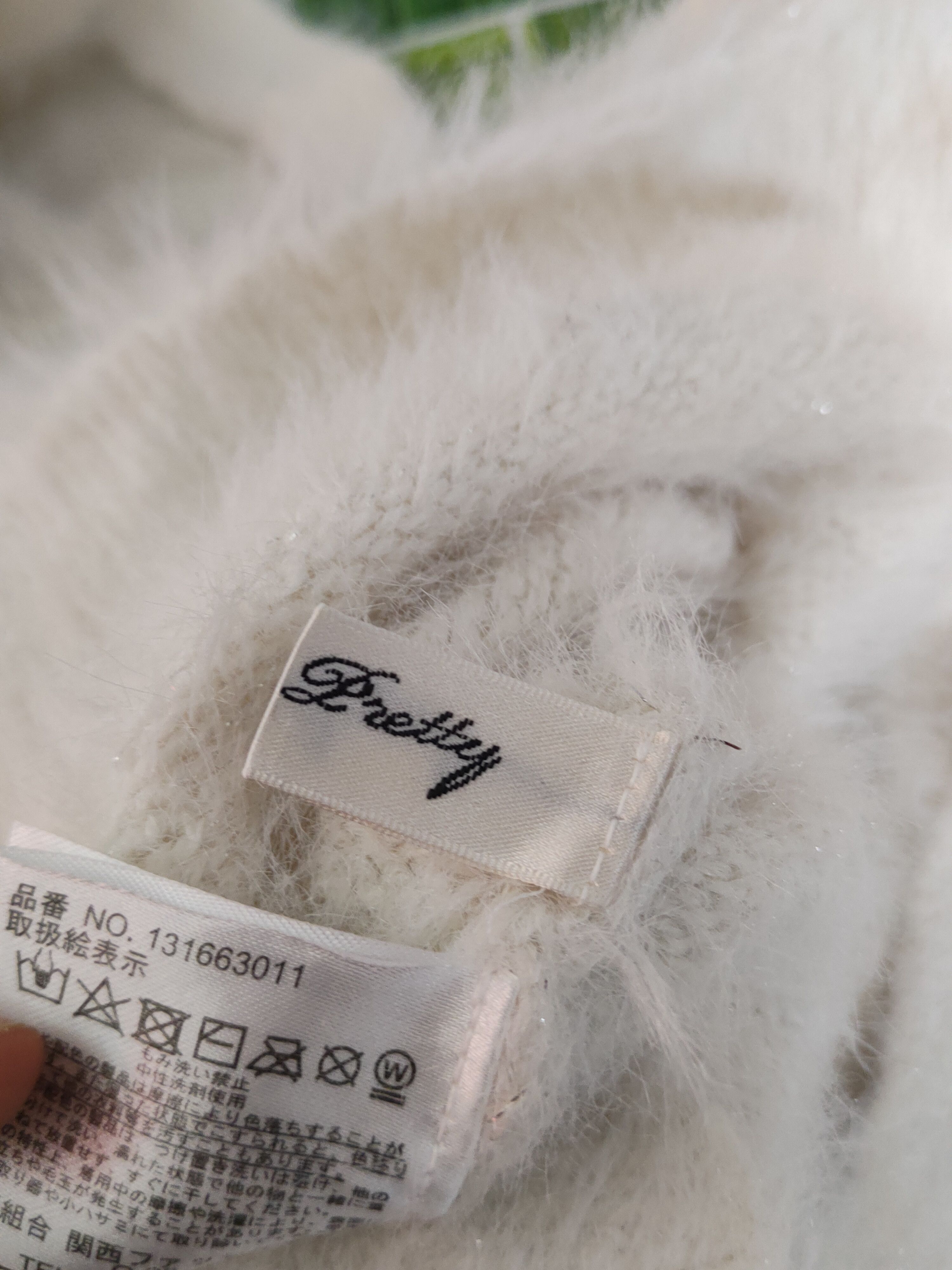 Homespun Knitwear × Japanese Brand May Pretty White Shag Shaggy Fur Mohair Knitwear #S1963 Size XS / US 0-2 / IT 36-38 - 12 Thumbnail