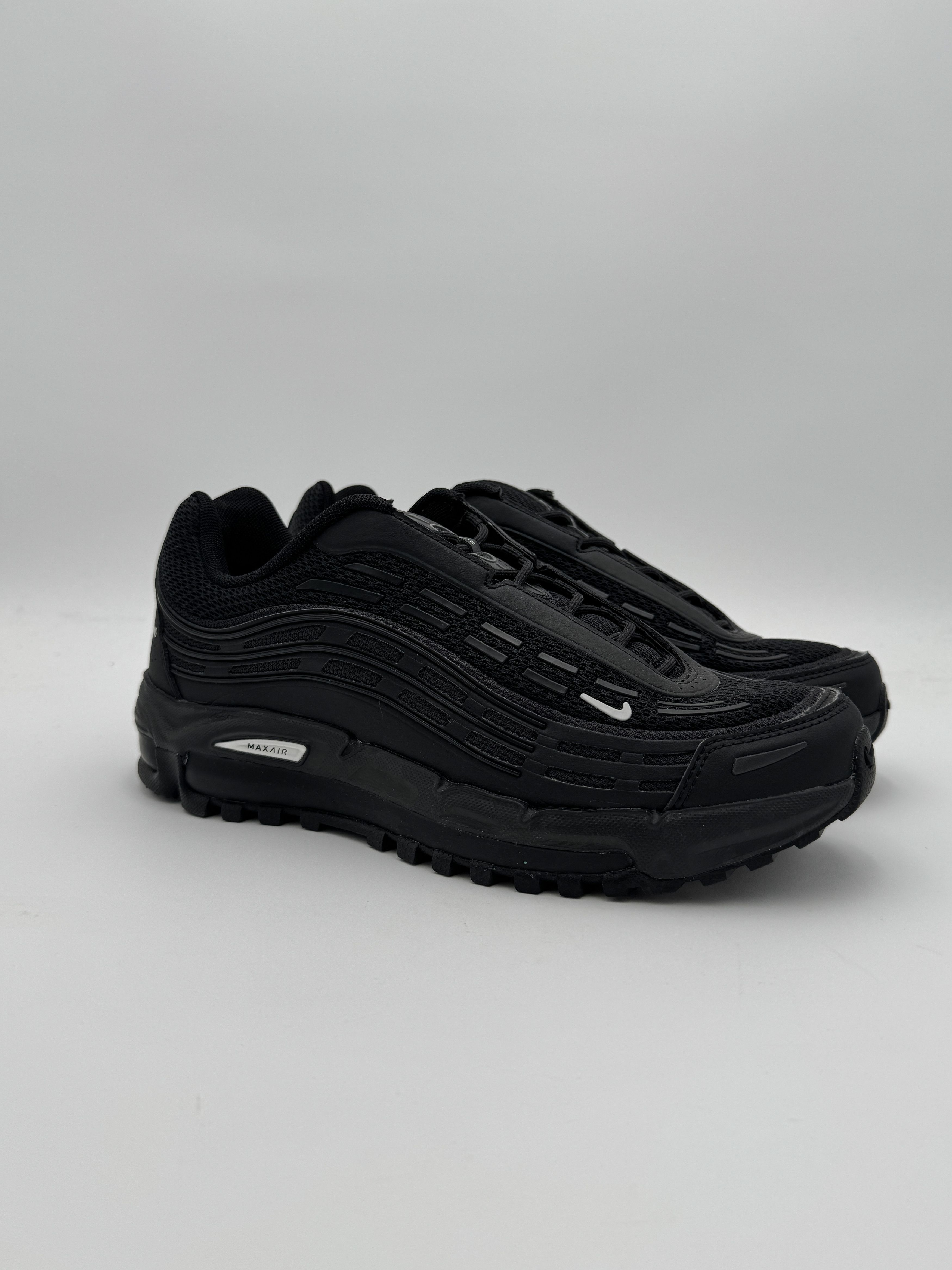 Pre-owned Comme Des Garçons X Nike Cdg Hp Nike Air Max Tl 2.5 Sp Black Shoes