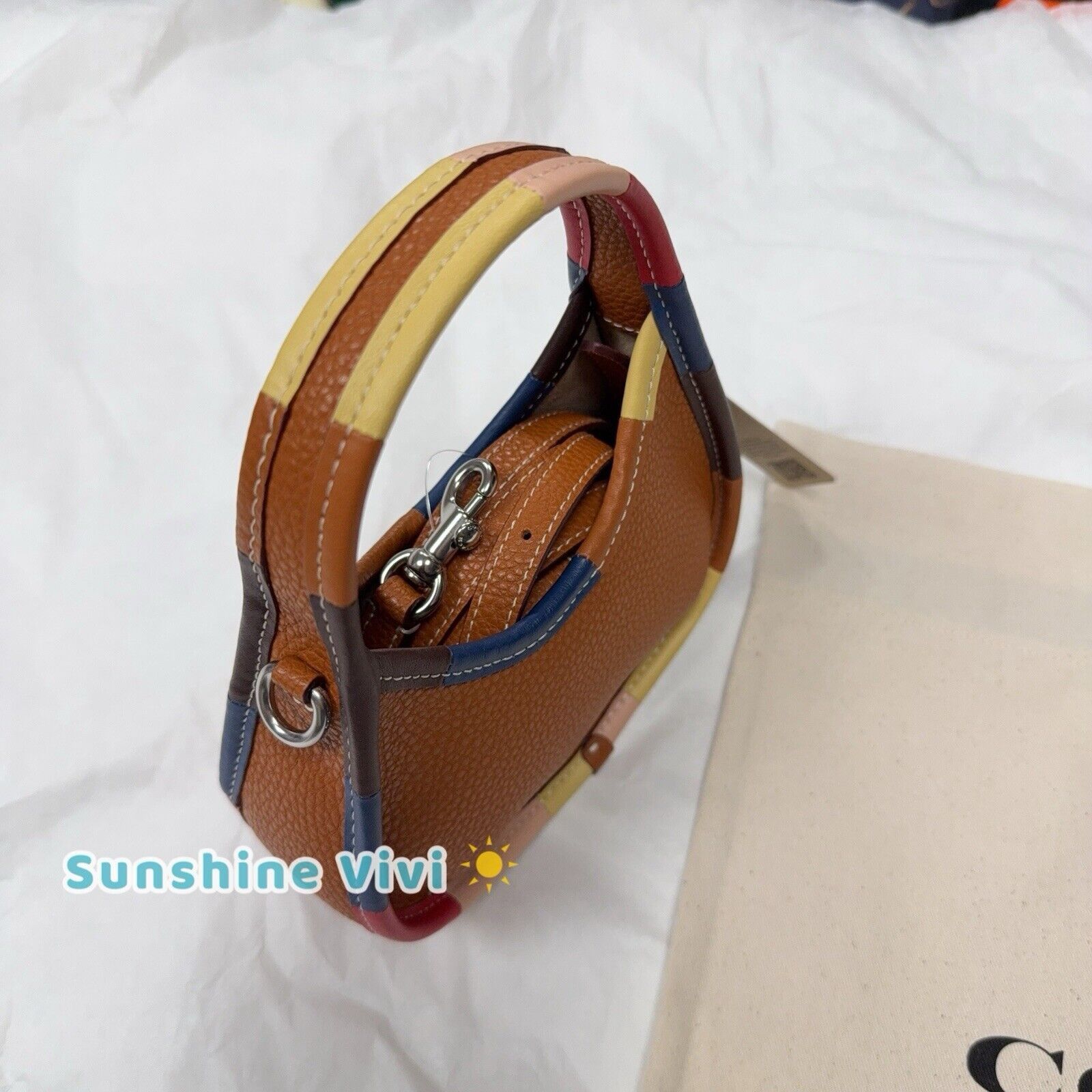 Coach NEW Coach Mini Ergo Bag Coachtopia 90s Rainbow CQ831 Size ONE SIZE - 3 Thumbnail
