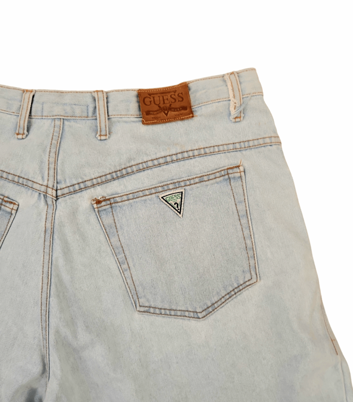Guess × Vintage Vtg 80 90's Guess Jeans Light blue Wash RETRO Streetwear 40 Size US 40 / EU 56 - 5 Thumbnail