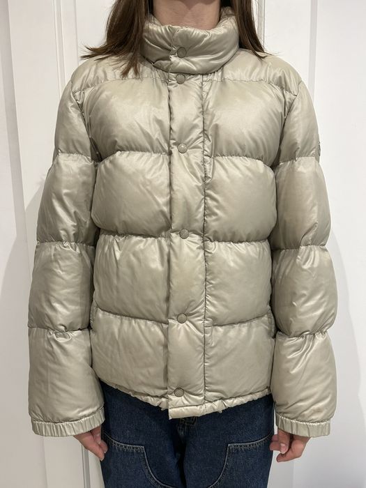 Moncler 90s Moncler vintage beige puffer jacket Grenoble | Grailed