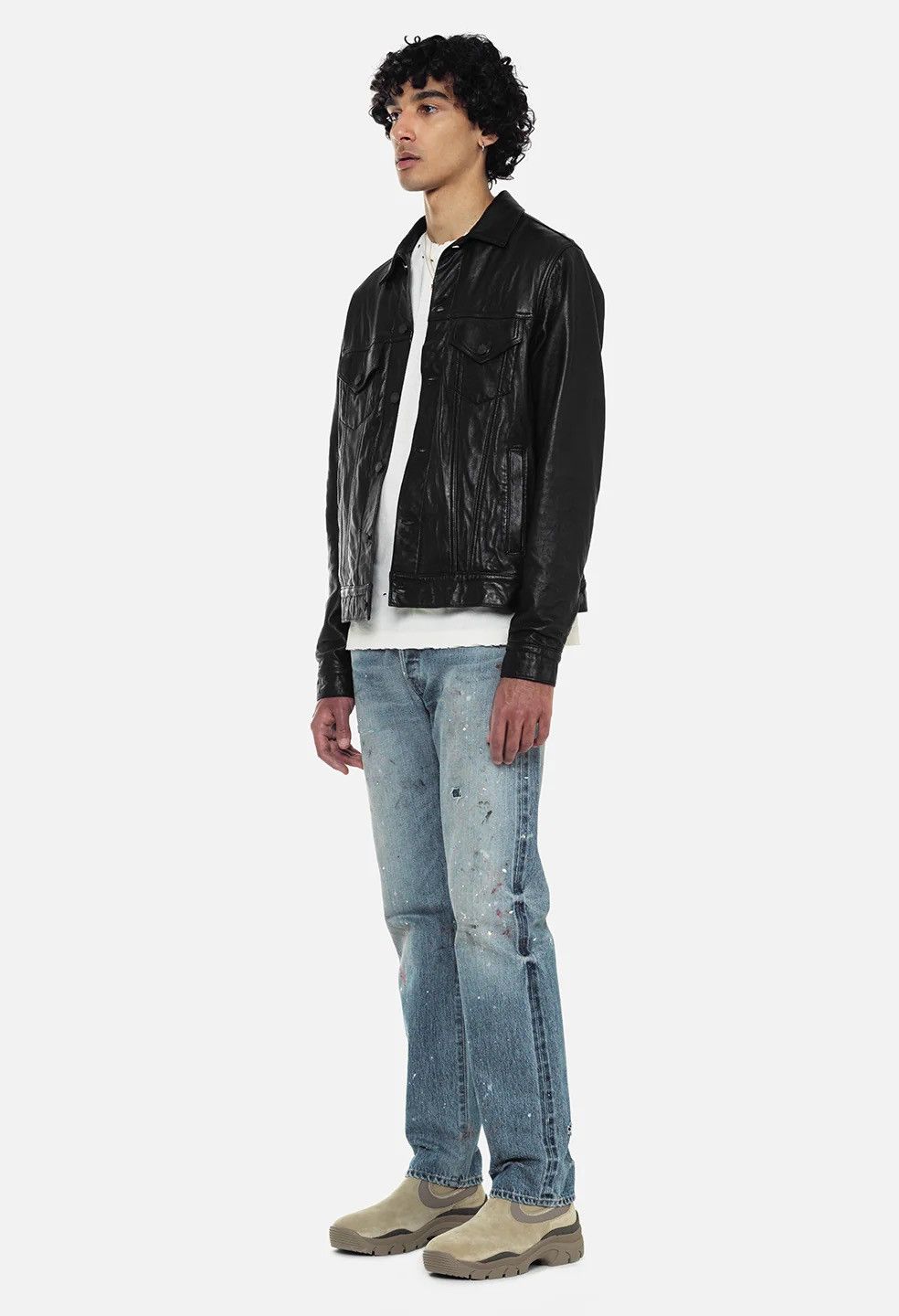 John Elliott Leather Thumper Jacket Type 3 Size US XS / EU 42 / 0 - 4 Thumbnail