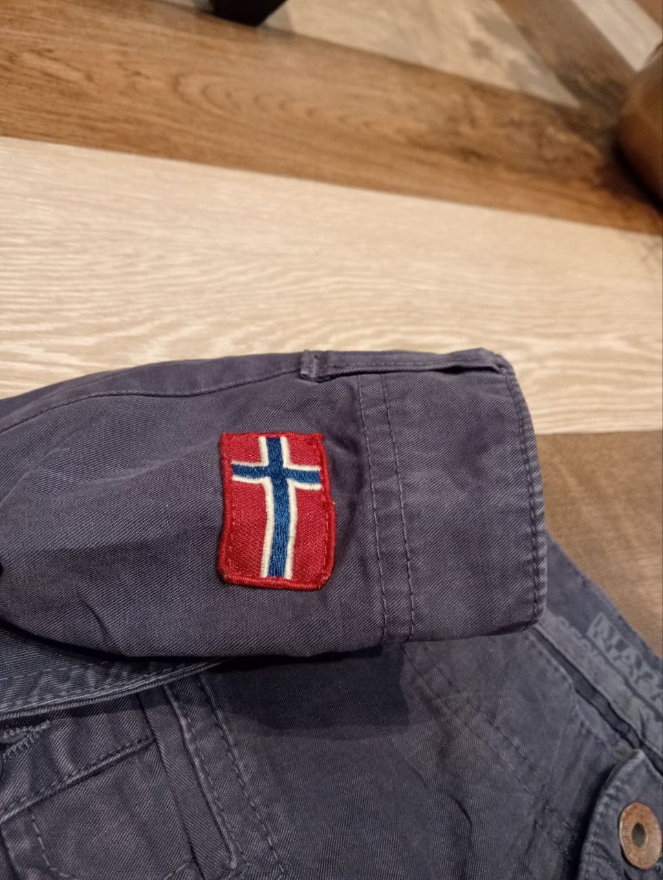 Napapijri NAPAPIJRI FADED BLUE CARGO PANTS Size US 34 / EU 50 - 5 Thumbnail