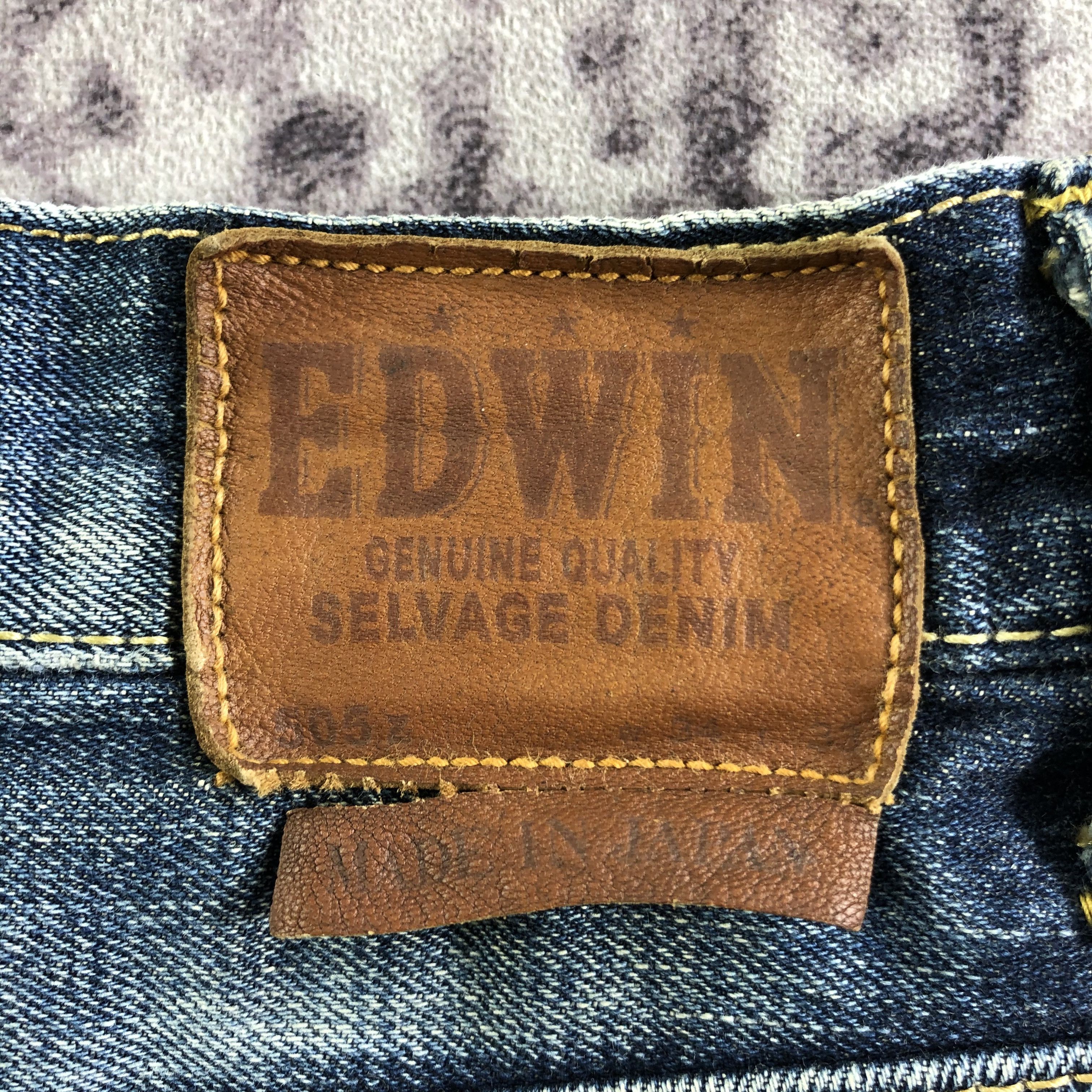 Edwin Vintage Blue Wash Edwin 505 Selvedge Jeans-JM3573 Size US 38 / EU 54 - 5 Thumbnail