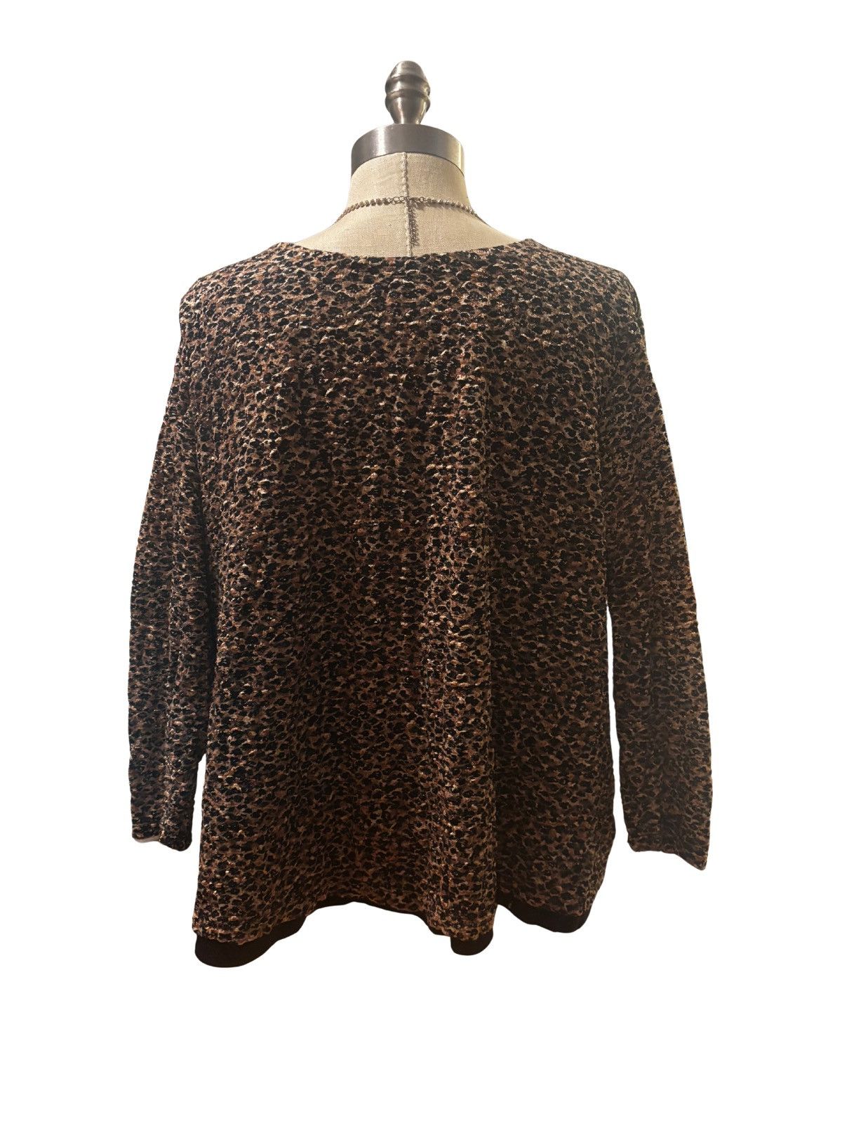 Other Women’s leopard pattern Top.wt0118 Size XL / US 12-14 / IT 48-50 - 5 Thumbnail