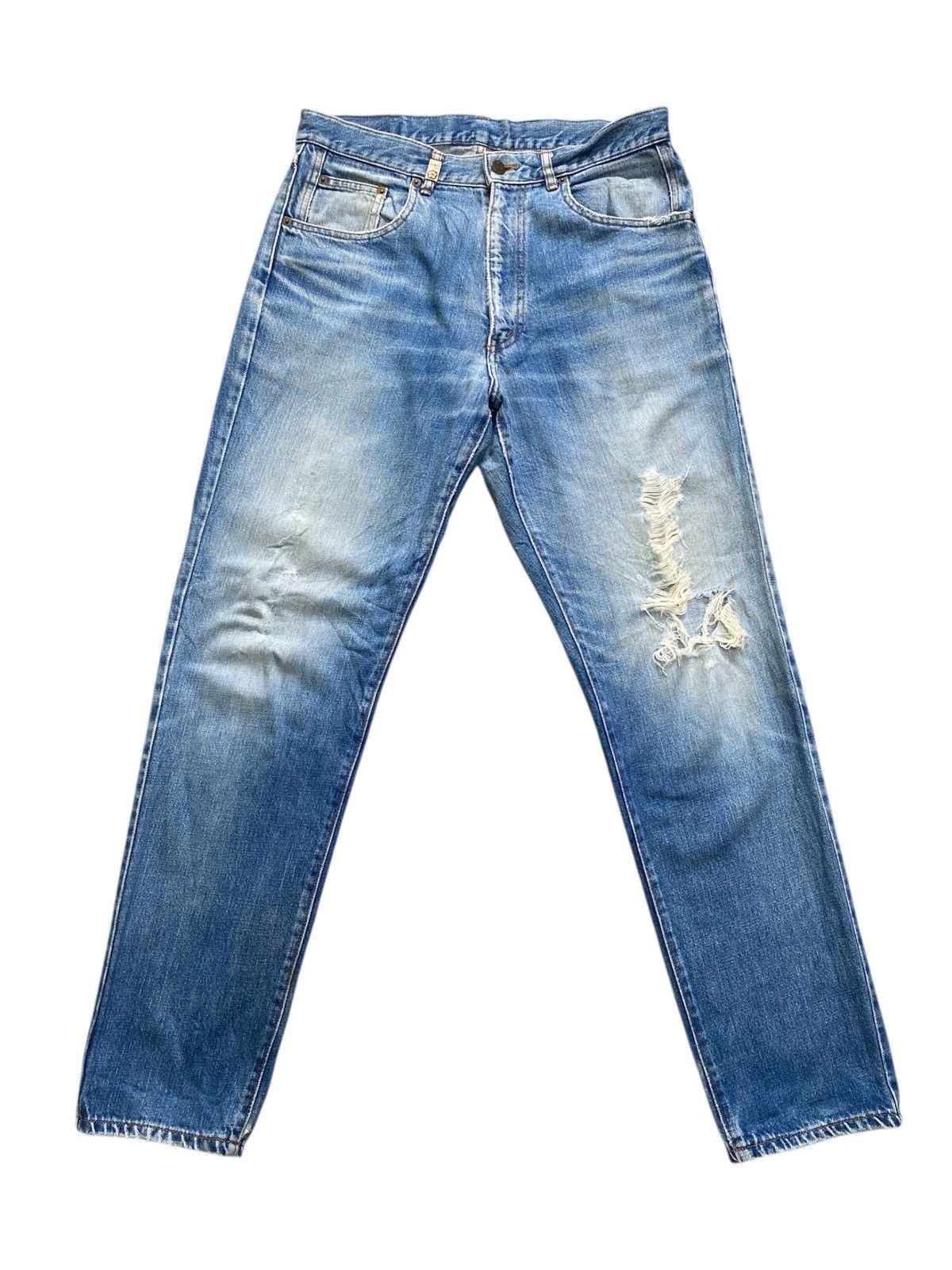 Kenzo 💥KENZO JEANS DISTRESSED DENIM PANT Size US 30 / EU 46 - 1 Thumbnail
