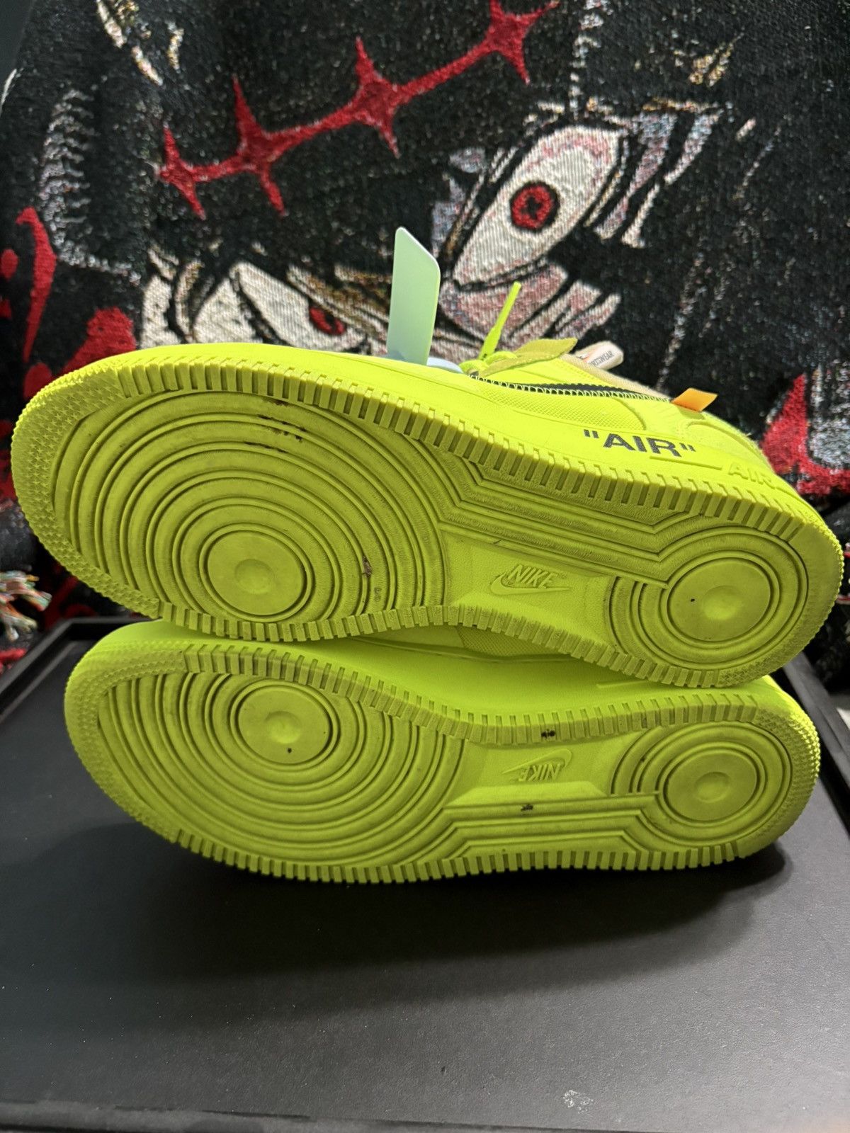 Nike × Off-White Off-White Air Force 1 Volt Size US 9 / EU 42 - 7 Thumbnail