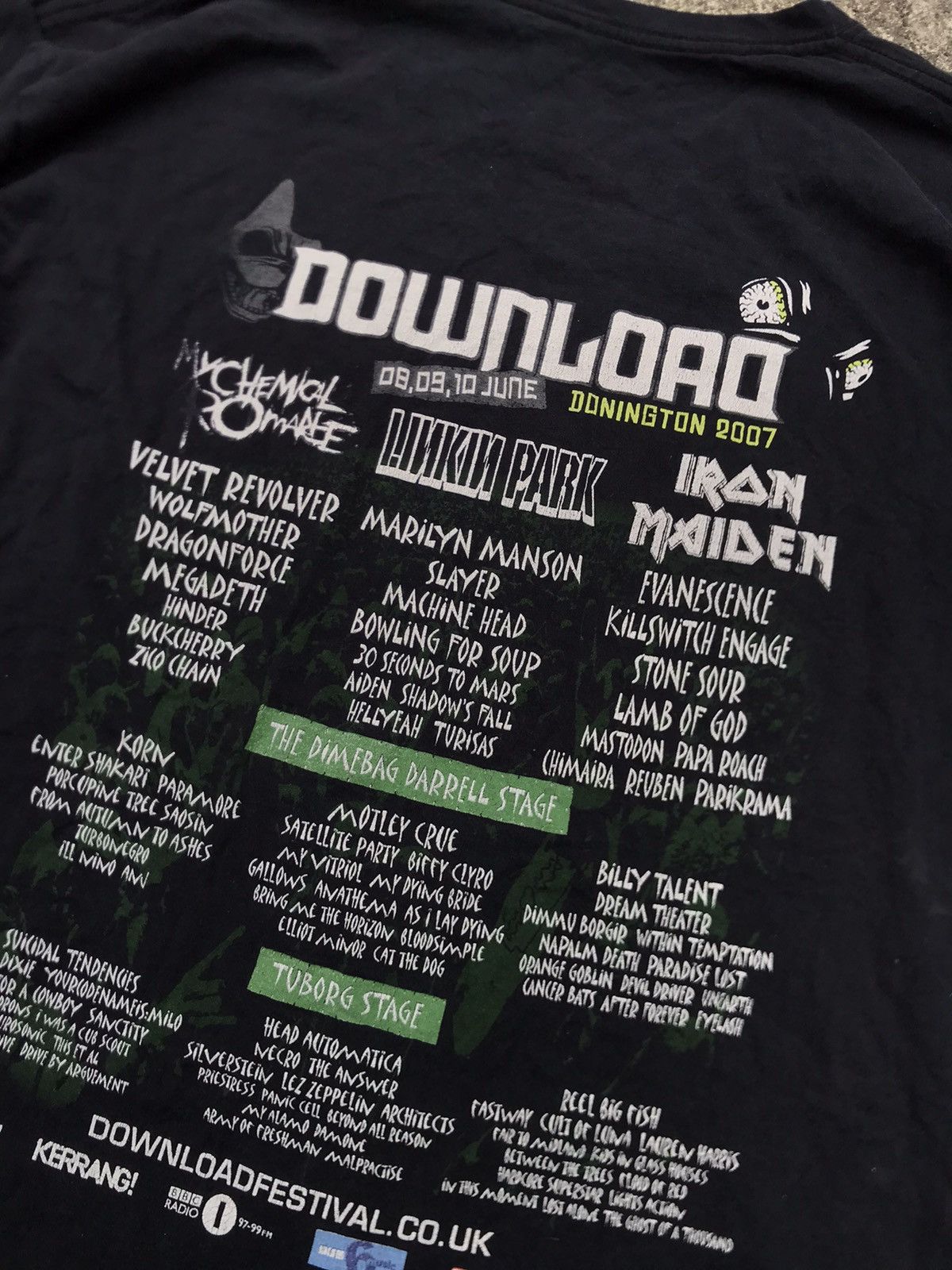 Band Tees DOWNLOAD TOUR 2007 Size US XL / EU 56 / 4 - 5 Thumbnail