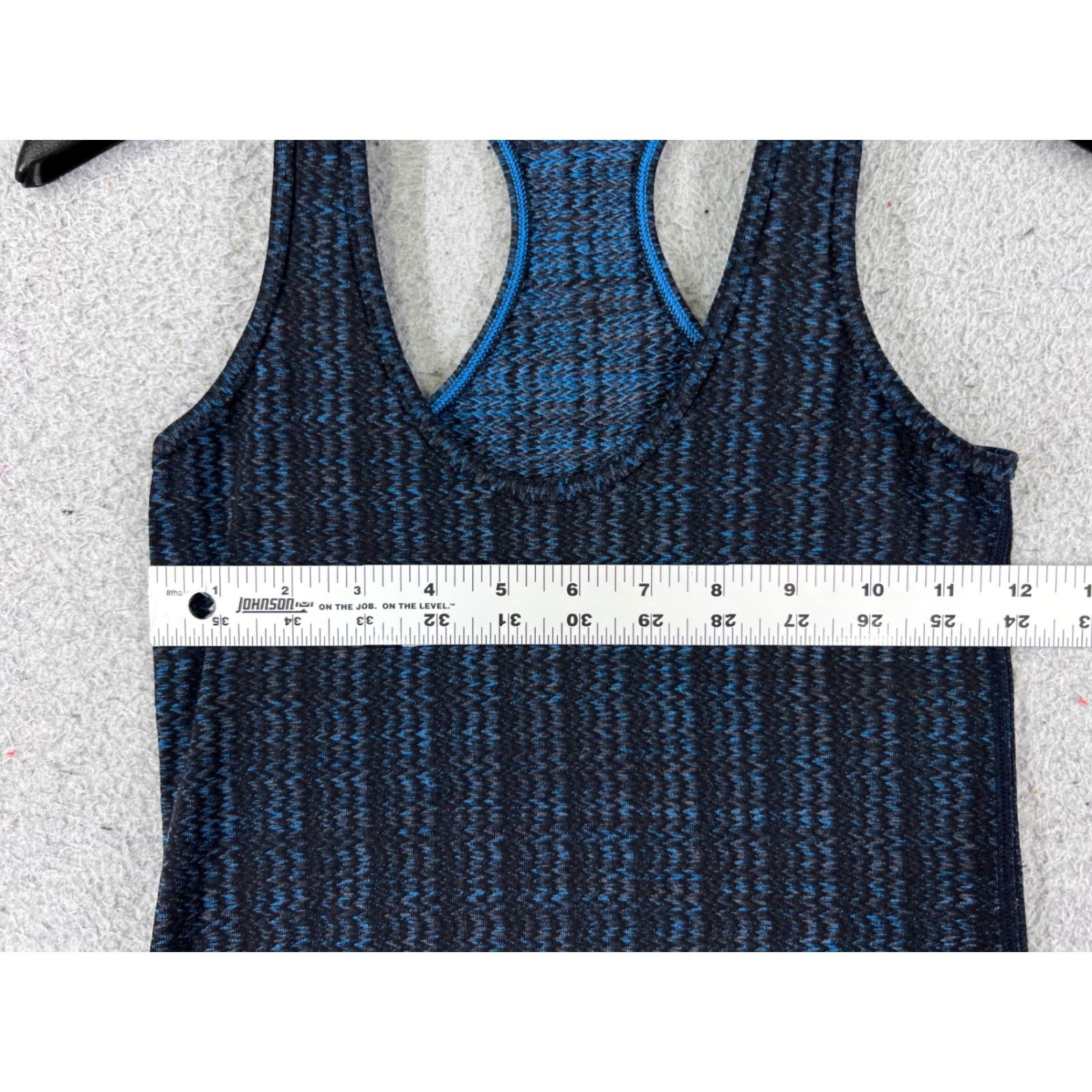 Lululemon Lululemon Shirt Women Blue Sleeveless Racerback 2 | Basic All Seasons Breathable Jersey Tank Top Casual Workwear Size XS / US 0-2 / IT 36-38 - 6 Thumbnail