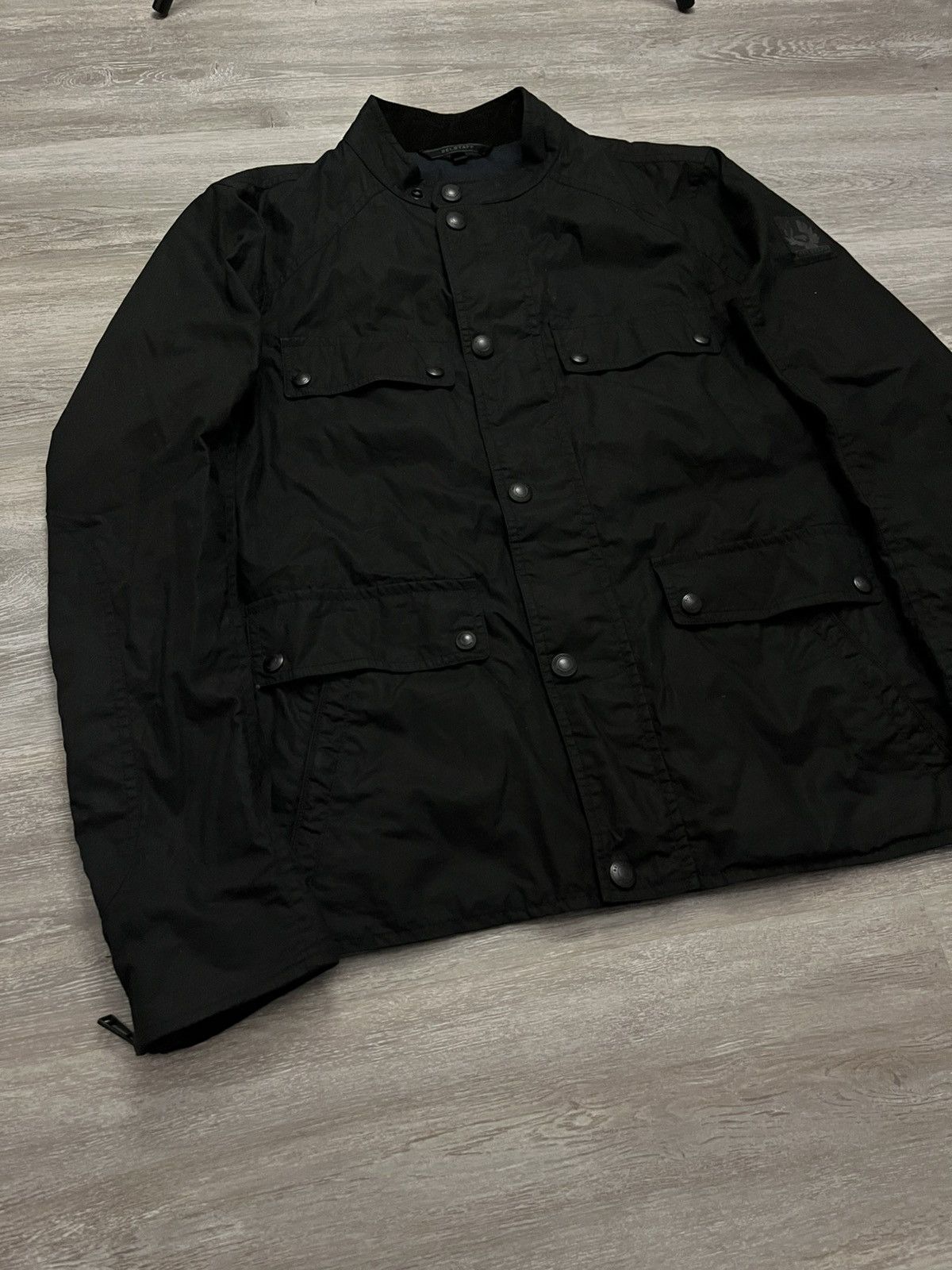 Belstaff Vintage Belstaff Moto Style Waxed Cotton Jacket Size US M / EU 48-50 / 2 - 5 Thumbnail