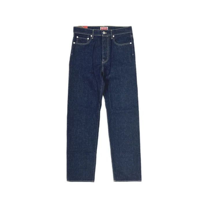 Kenzo KENZO Blue High-Waisted Straight Leg Jeans -2507 Size US 30 / EU 46 - 2 Thumbnail