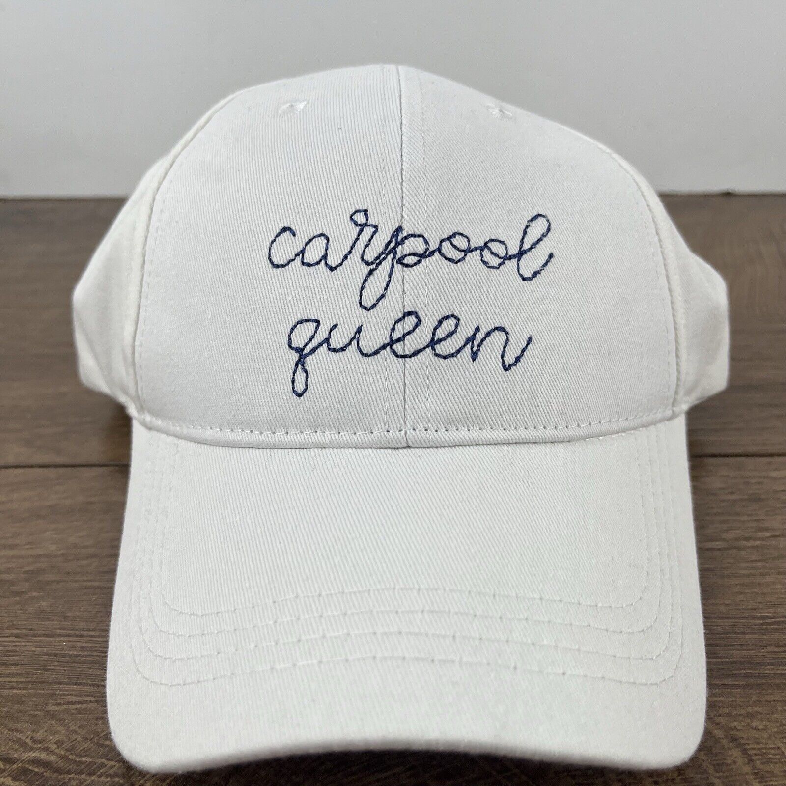 Other Carpool Queen Hat Carppol Hat White Adjustable Hat White Adu Size ONE SIZE - 6 Thumbnail