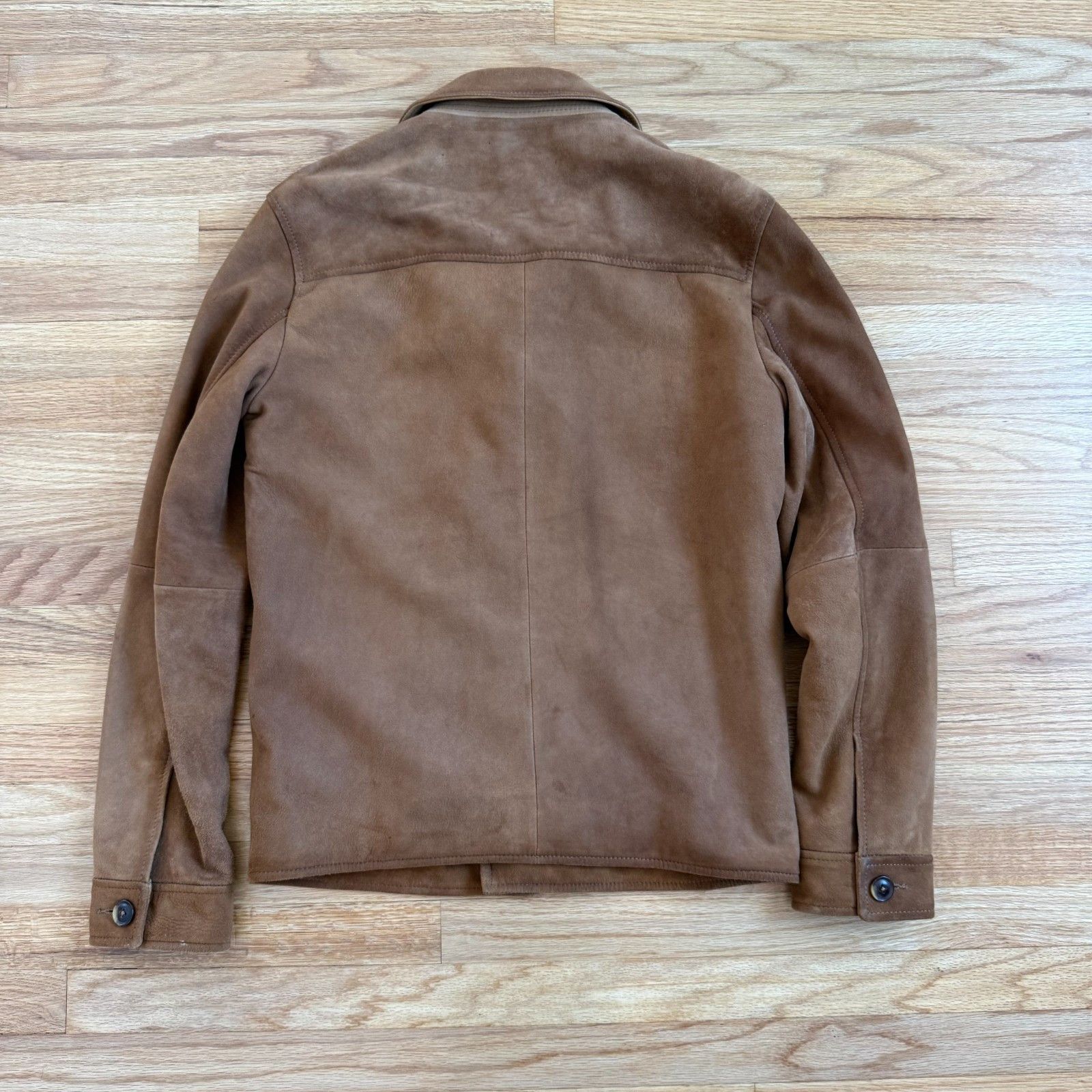 John Varvatos John Varvatos Sundance Brown Sheep Skin Suede Leather Jacket Size US S / EU 44-46 / 1 - 3 Thumbnail