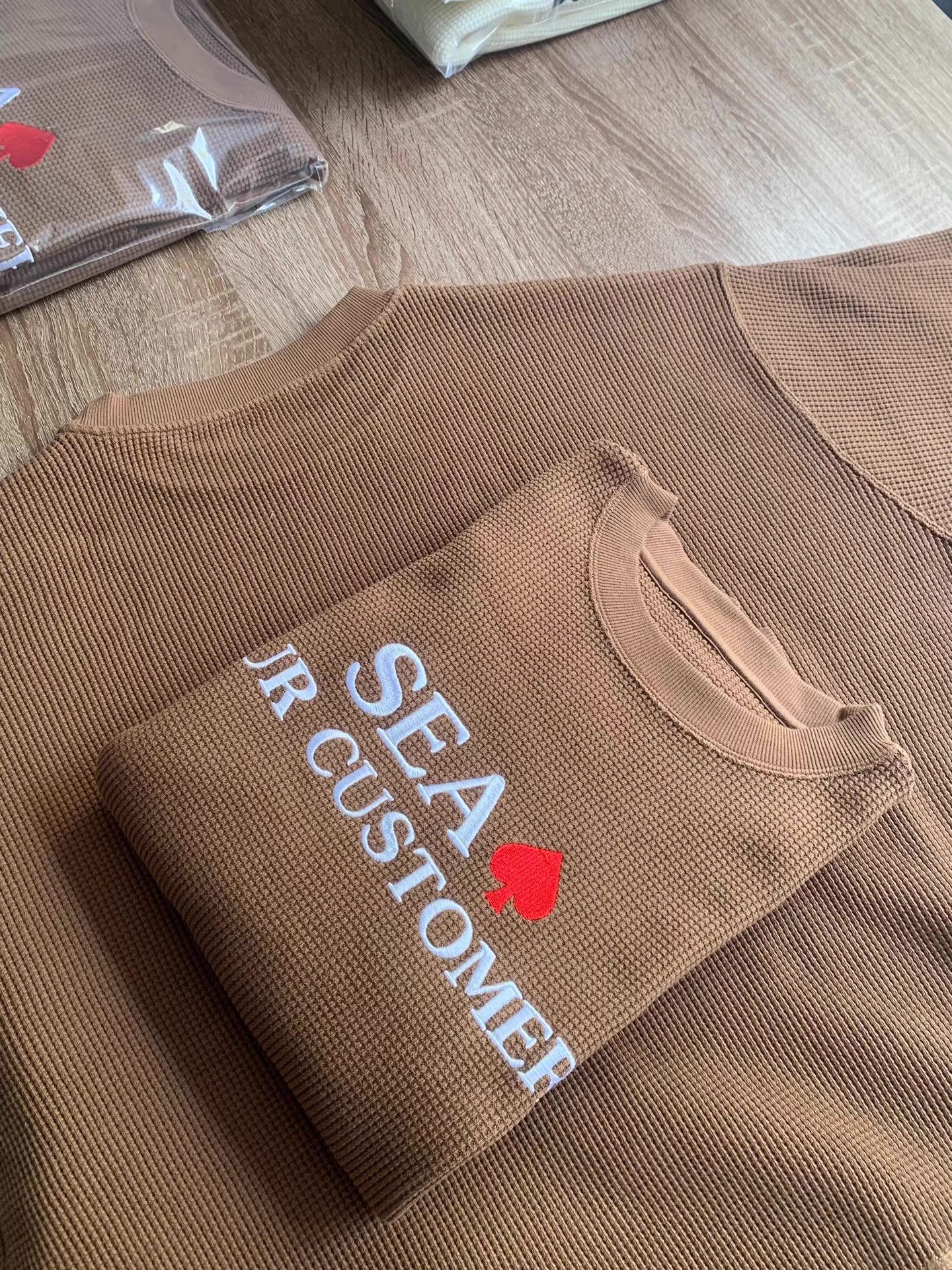 Supreme WIND AND SEA Waffle Crew Neck Shirt Ｑ22 Size US M / EU 48-50 / 2 - 4 Thumbnail