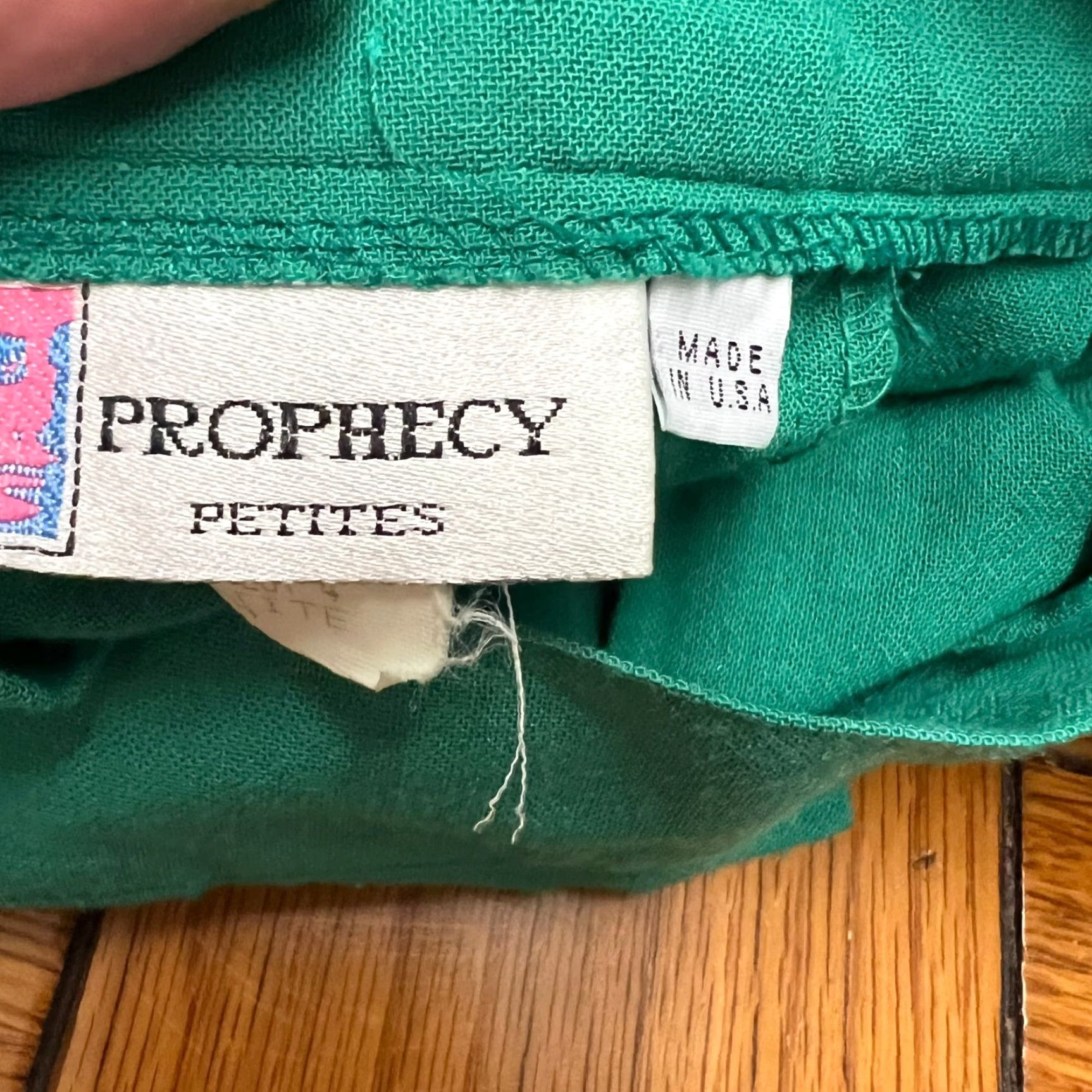 Vintage VINTAGE Prophecy Pleated Skirt Women 4P Long Green Pockets 80s Retro Womens Size 27" / US 4 / IT 40 - 5 Thumbnail