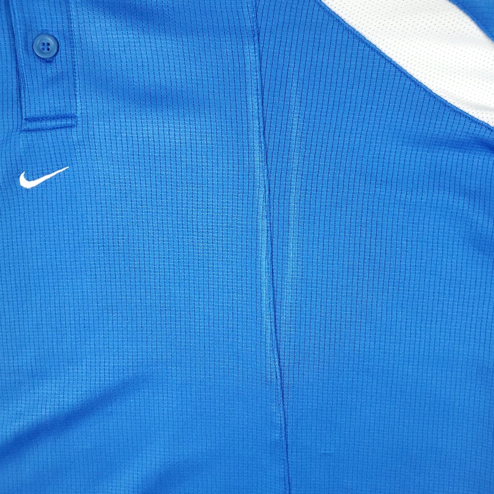 Nike VINTAGE Nike Polo Shirt Mens M Blue Golf Casual Short Sleeve Adult Nike Dri-Fit Logo Modern Preppy Sports Mens Size US M / EU 48-50 / 2 - 3 Thumbnail
