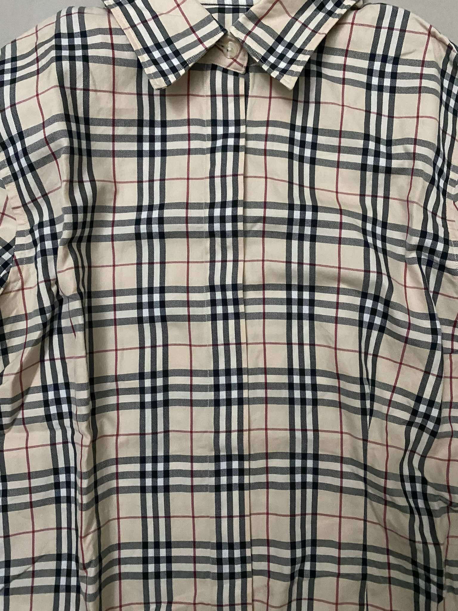 Burberry × Vintage Burberry Women Checked 3/4 Size M / US 6-8 / IT 42-44 - 2 Thumbnail