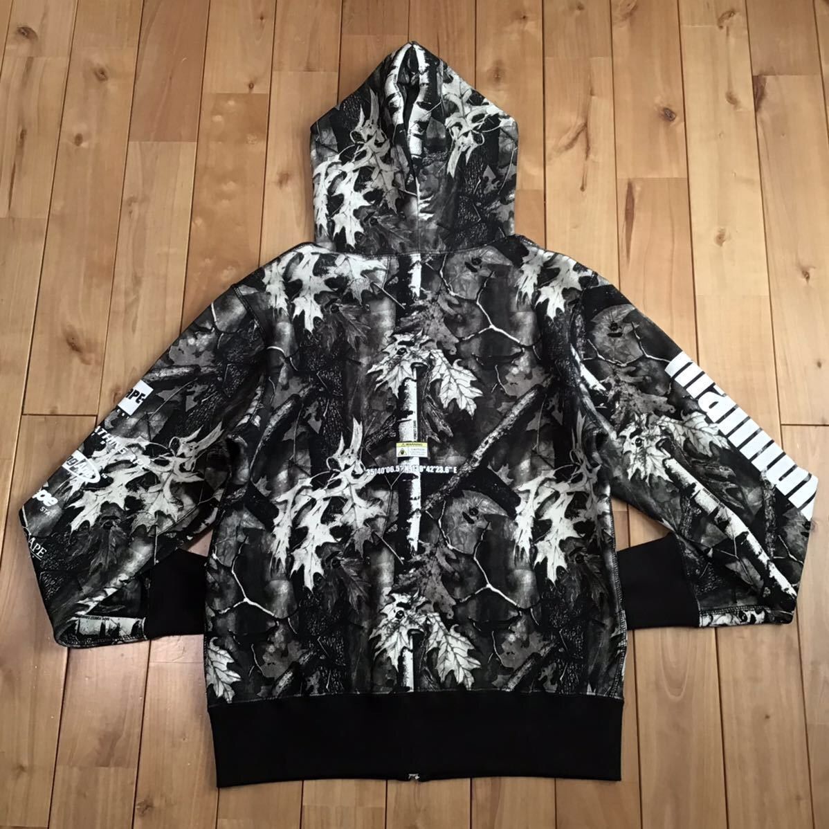 Bape BAPE forest camo full zip hoodie gray a bathing ape Size US S / EU 44-46 / 1 - 4 Thumbnail