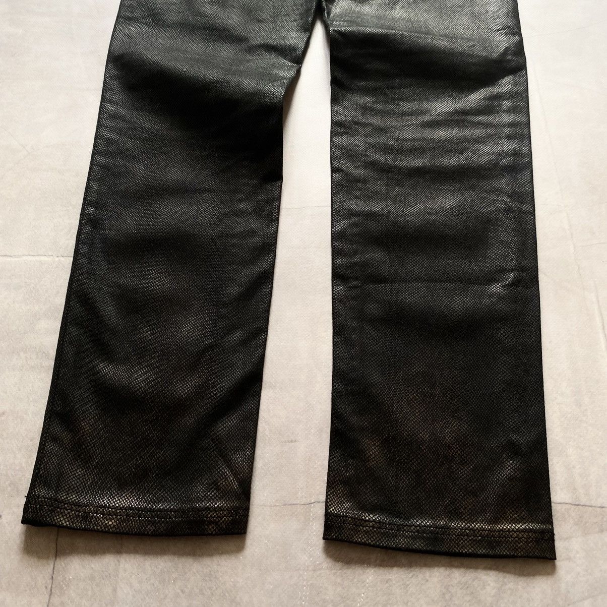 Roberto Cavalli Archive Just Cavalli Rare Snake Skin Black/Gold Print Pants Size 27" / US 4 / IT 40 - 5 Thumbnail