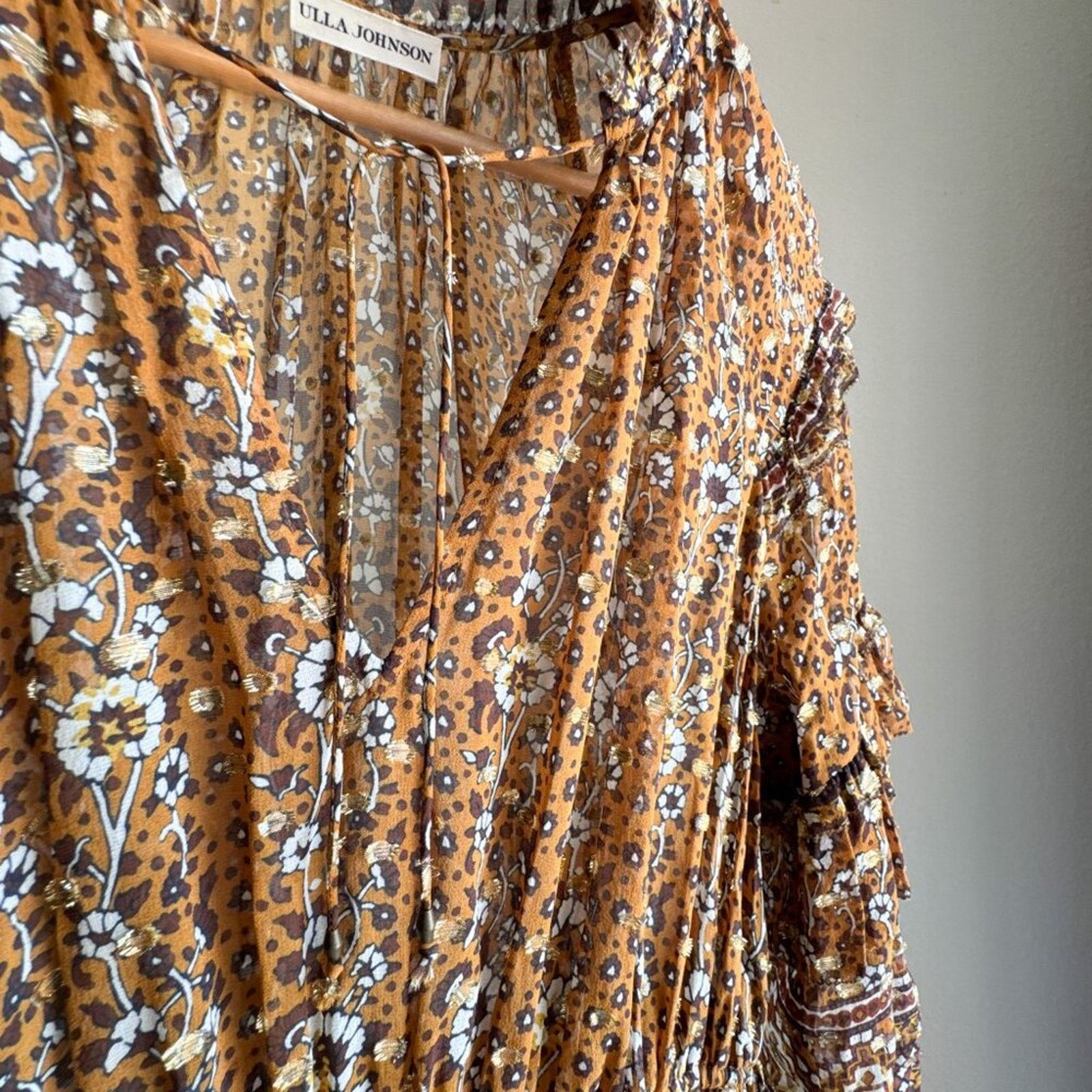 Ulla Johnson Ulla Johnson Erisa Mini Dress Ochre gold Size 2 Size XS / US 0-2 / IT 36-38 - 4 Thumbnail