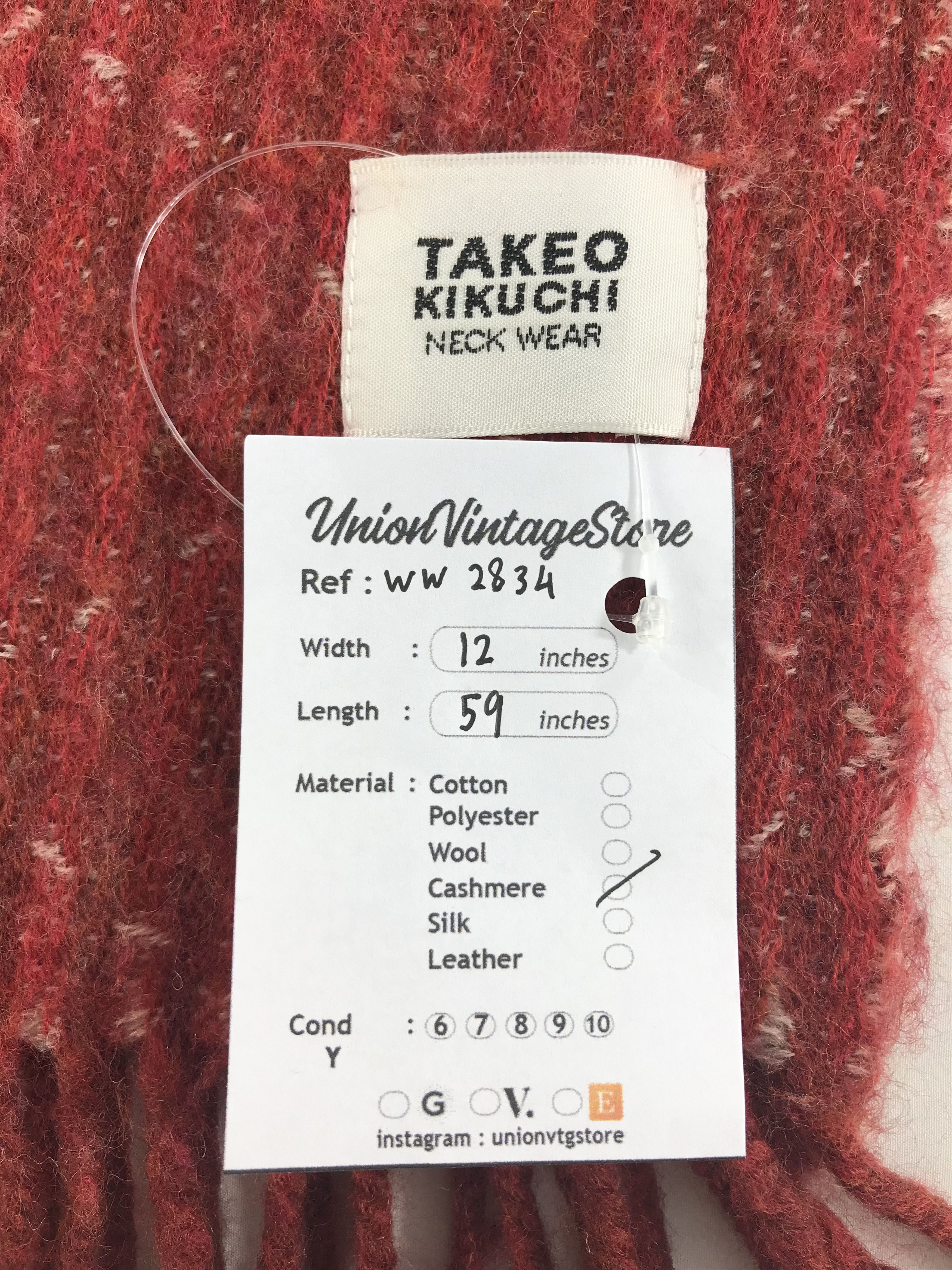 Takeo Kikuchi Takeo Kikuchi Scarf / Muffler / Neckwear - WW2834 Size ONE SIZE - 4 Thumbnail