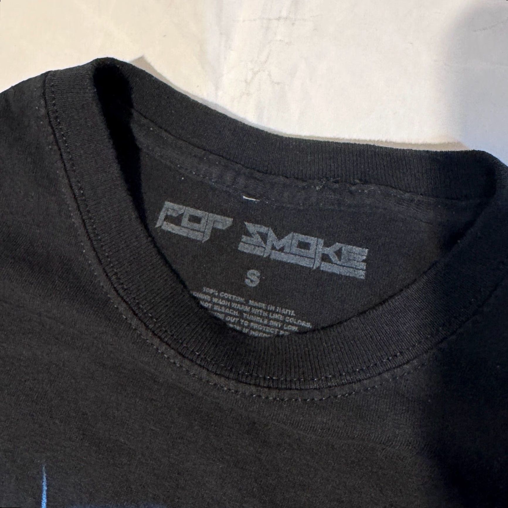 Vintage Pop Smoke Meet The Woo 2 Graphic Tee Shirt - S Men Short Sleeve Cotton Black Logo Tshirt Regular Fit Vintage No Size US S / EU 44-46 / 1 - 3 Thumbnail