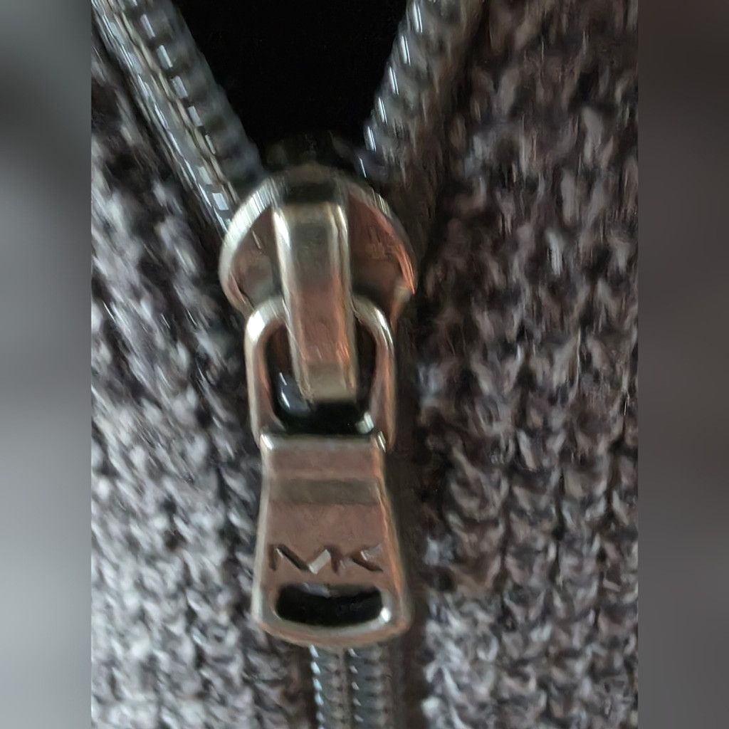 Michael Kors MICHAEL Michael Kors Men's Charcoal Zip-Up Sweater Size US L / EU 52-54 / 3 - 2 Thumbnail