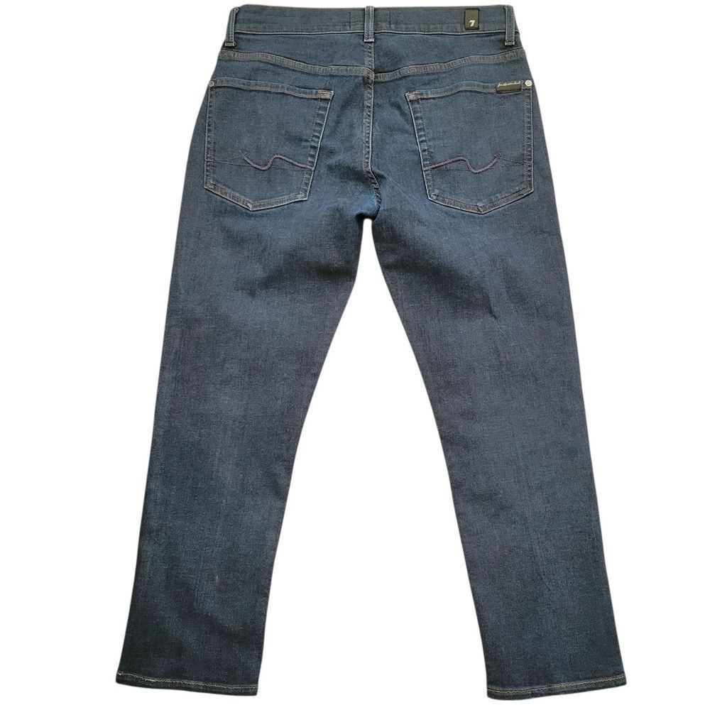 7 For All Mankind 7 For All Mankind LUXE PERFORMANCE Straight Capri Jeans 31 Size US 31 - 2 Thumbnail