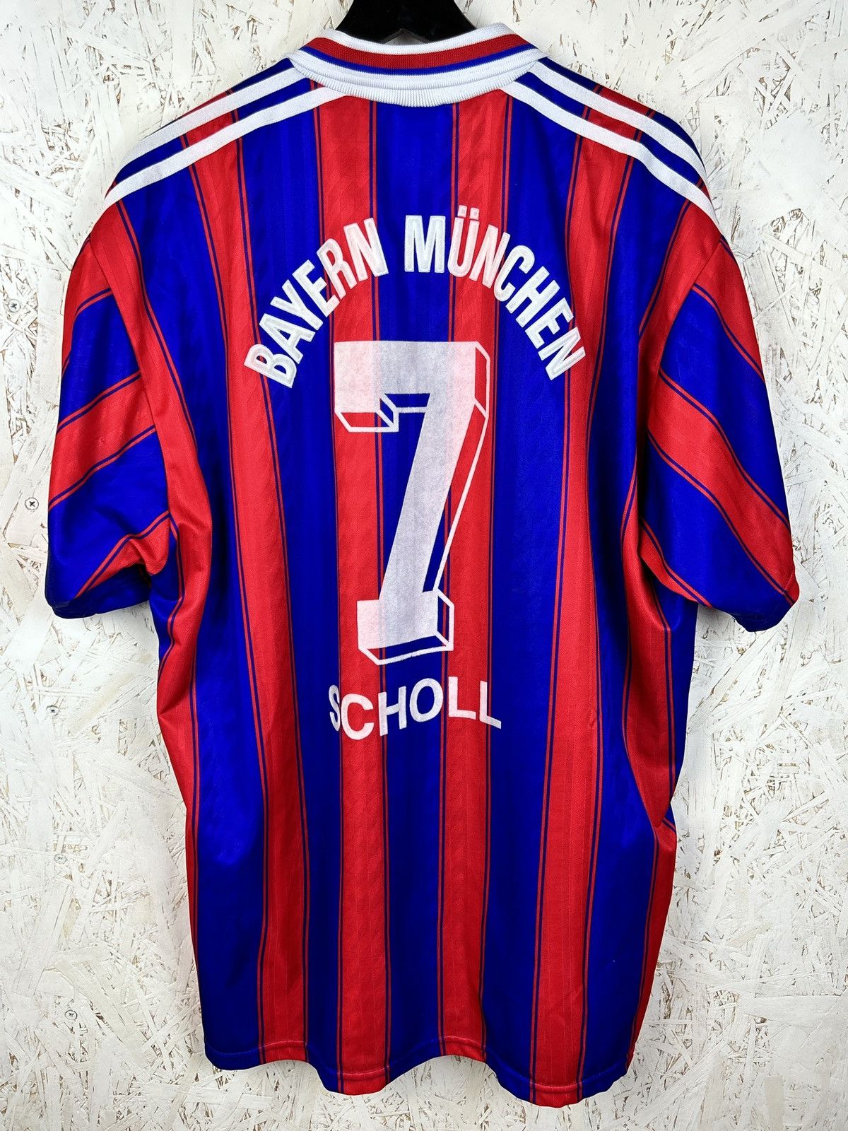 Vintage Adidas FC Bayern Mucnhen 1996/97 #7 Scholl Jersey