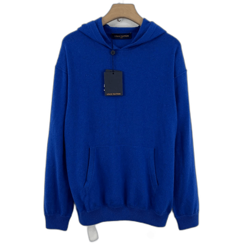 Louis Vuitton Louis Vuitton Louis Vuitton Blue Kangaroo Pocket Hoodie-25 Size US XL / EU 56 / 4 - 1 Thumbnail