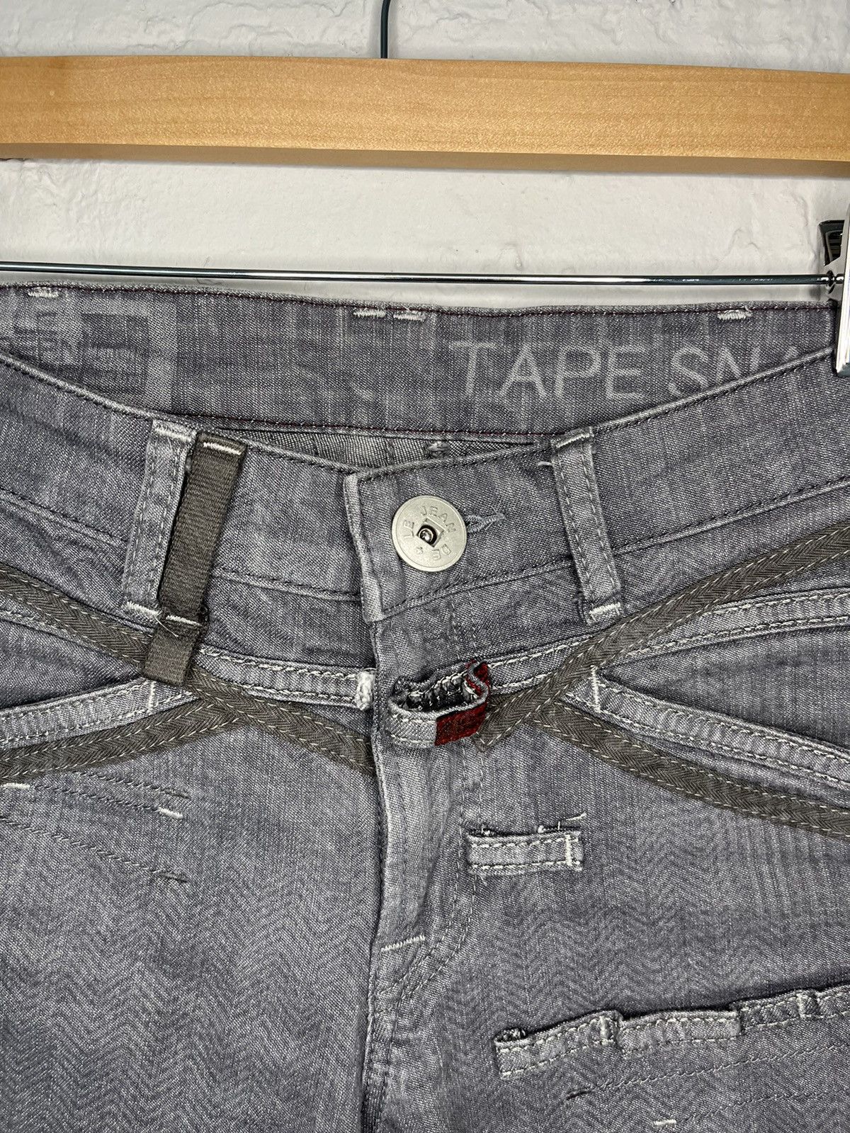 Marithe + Francois Girbaud Marithé Francois Girbaud “Tape Snake” Denim Pants Size US 29 - 3 Thumbnail