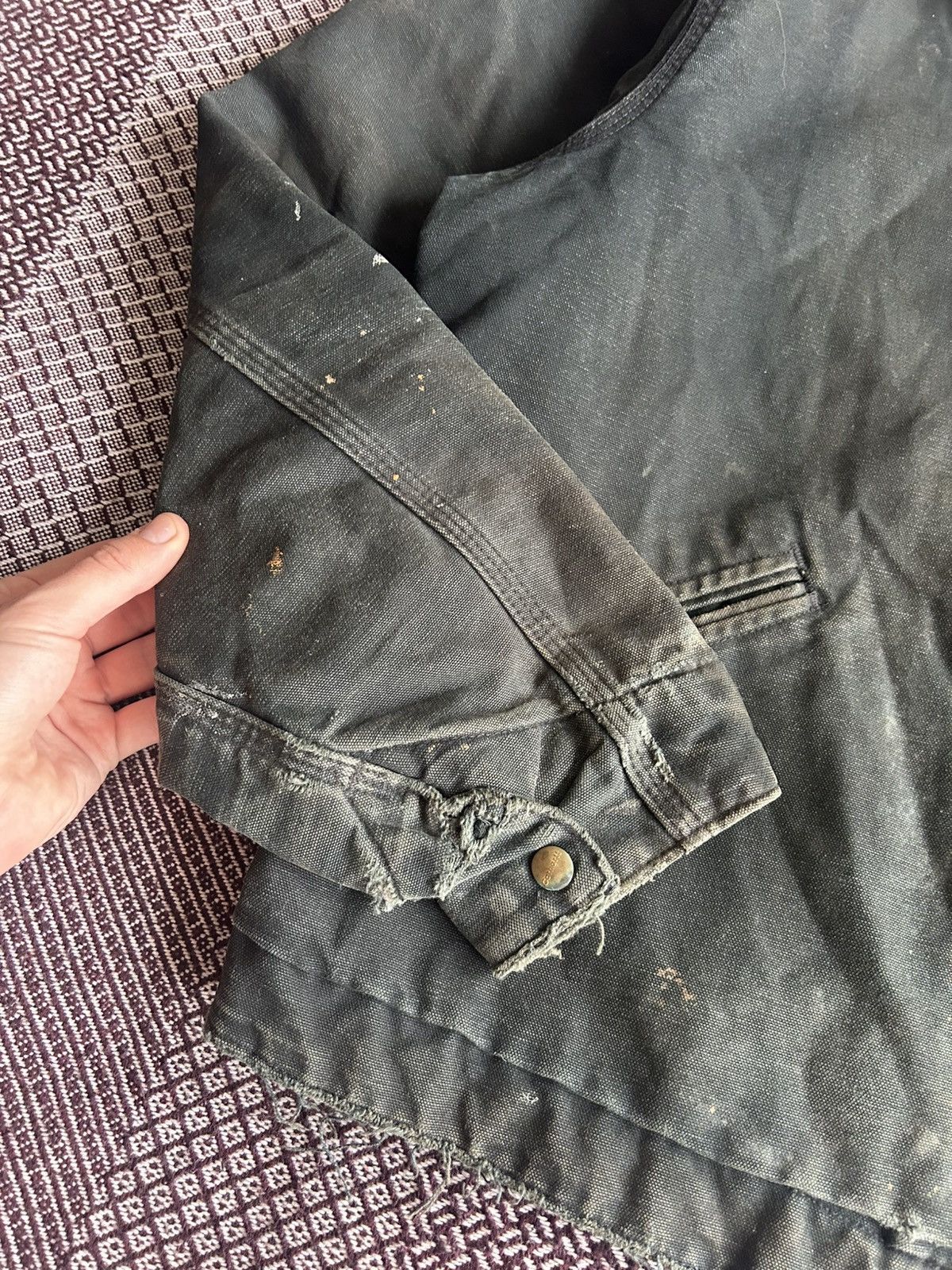 Carhartt Vintage Carhartt Detroit Jacket Workwear Distressed Size XL Size US XL / EU 56 / 4 - 6 Thumbnail