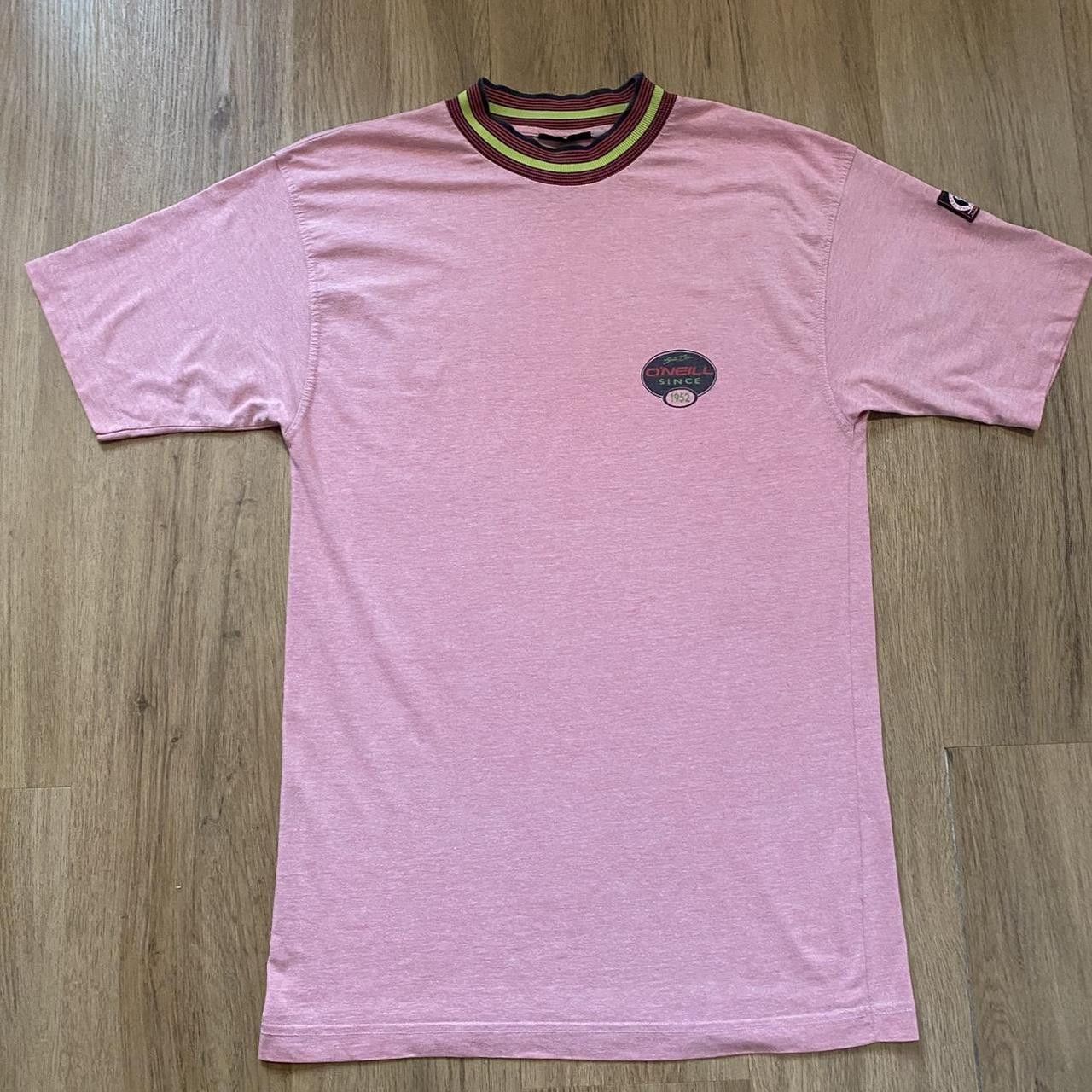 O'Neill 2000s Pink O'Neill cotton t-shirt with a relaxed fit Size US M / EU 48-50 / 2 - 2 Thumbnail