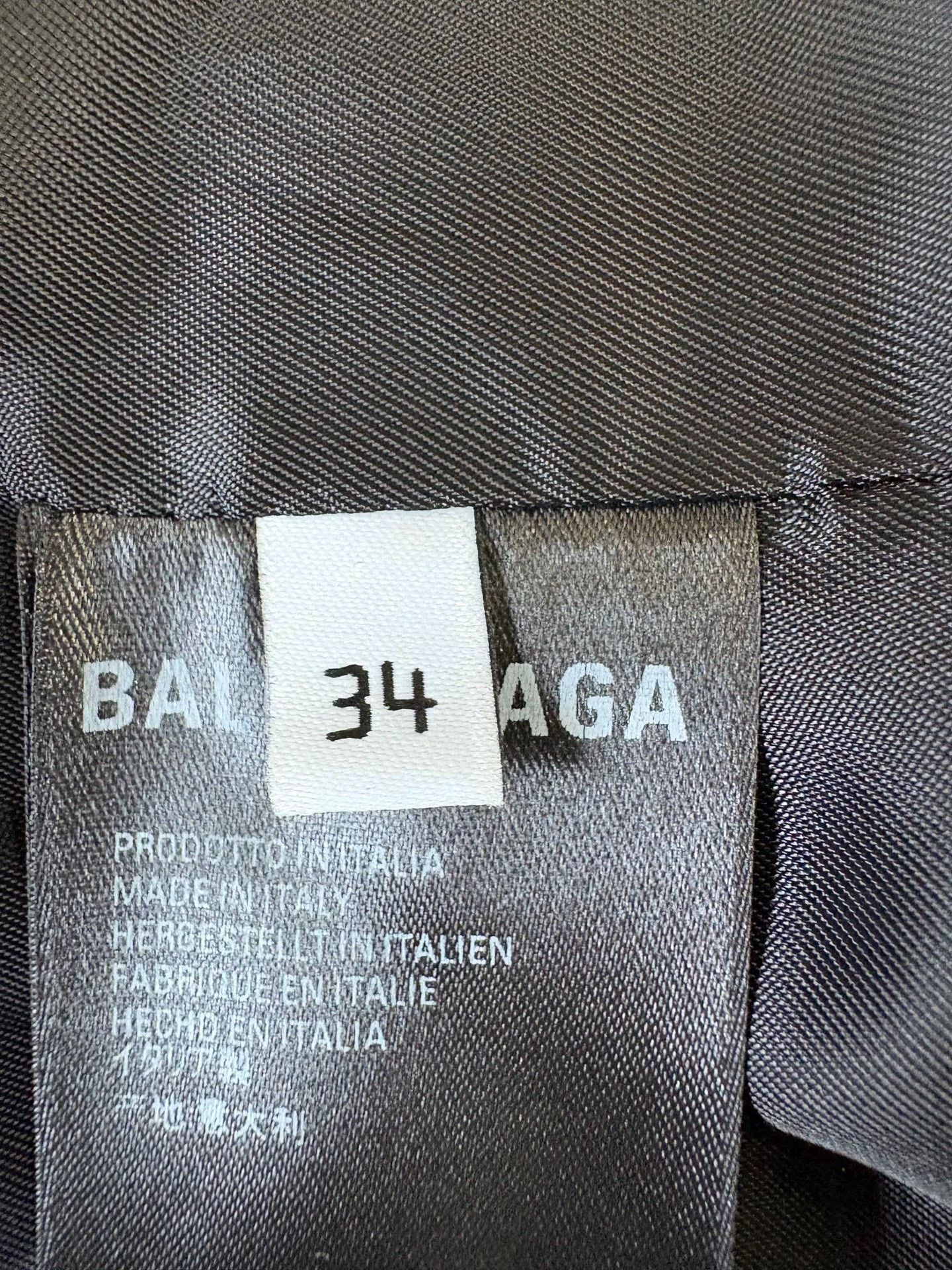 Balenciaga Balenciaga Single-Breasted Shoulder Pad Blazer Size XS / US 0-2 / IT 36-38 - 6 Thumbnail