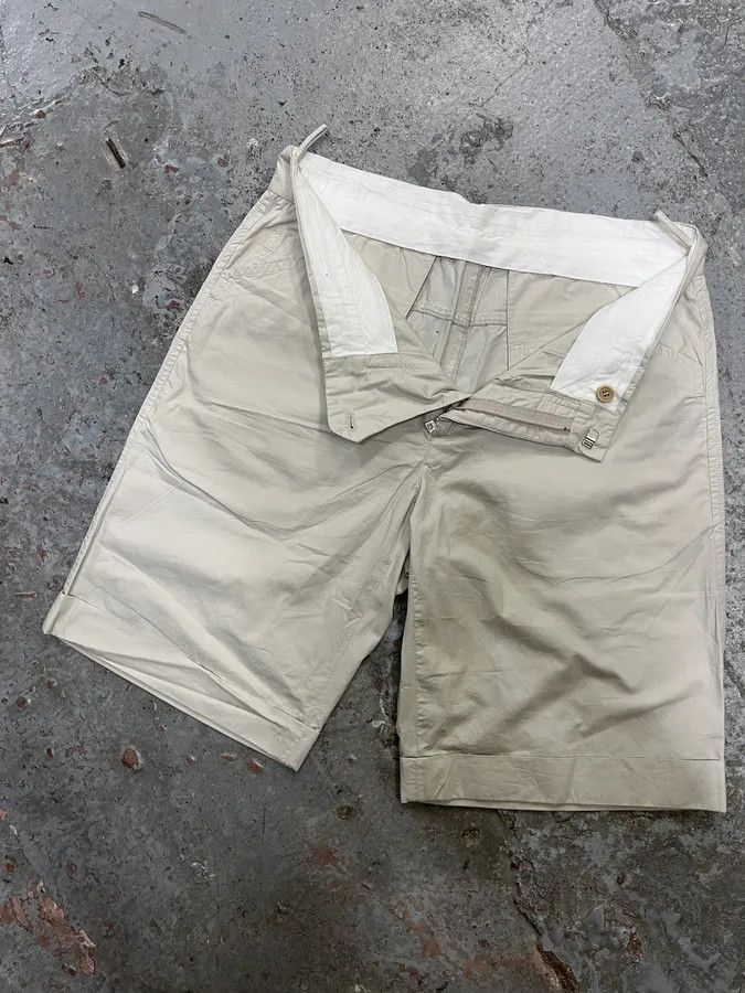Prada × Vintage SS2007 Prada Light Beige Simple Shorts Size US 30 / EU 46 - 7 Thumbnail