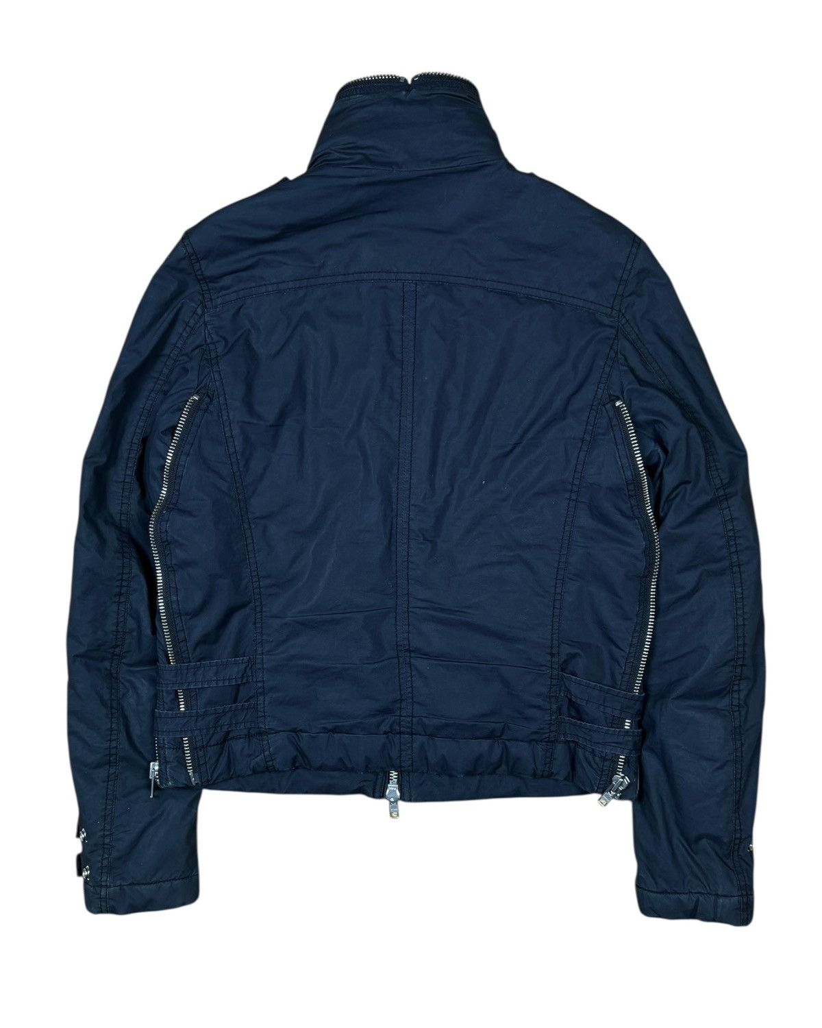 Diesel × Vintage Diesel Multizip Navy Racer Jacket Size US S / EU 44-46 / 1 - 3 Thumbnail