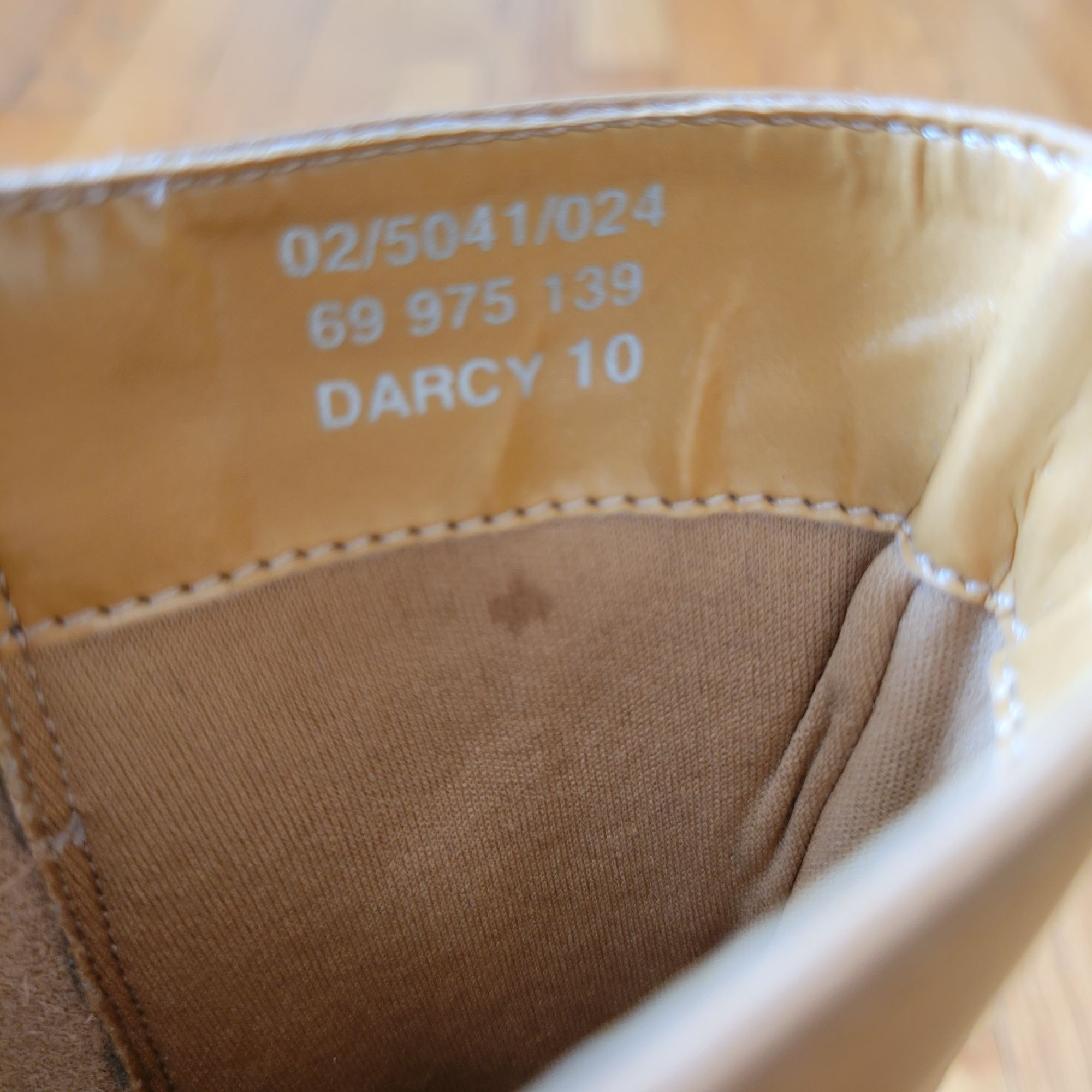 Vintage Bruno Valenti DARCY Block Heel Leather Boots 10 Camel Tan Vi Size US 10 / IT 40 - 6 Thumbnail