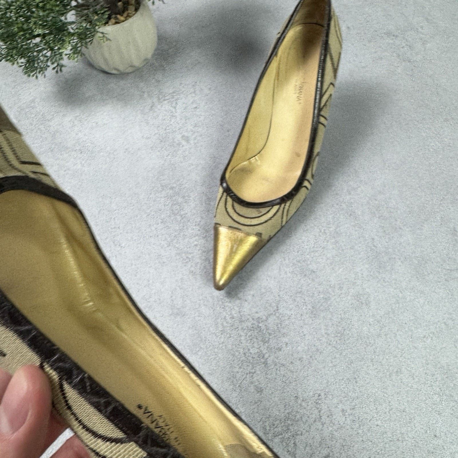 Dolce & Gabbana Dolce Gabbana Womrn Monogram Hells Pumps Size 38.5 US 8.5 Size US 8.5 / IT 38.5 - 13 Thumbnail