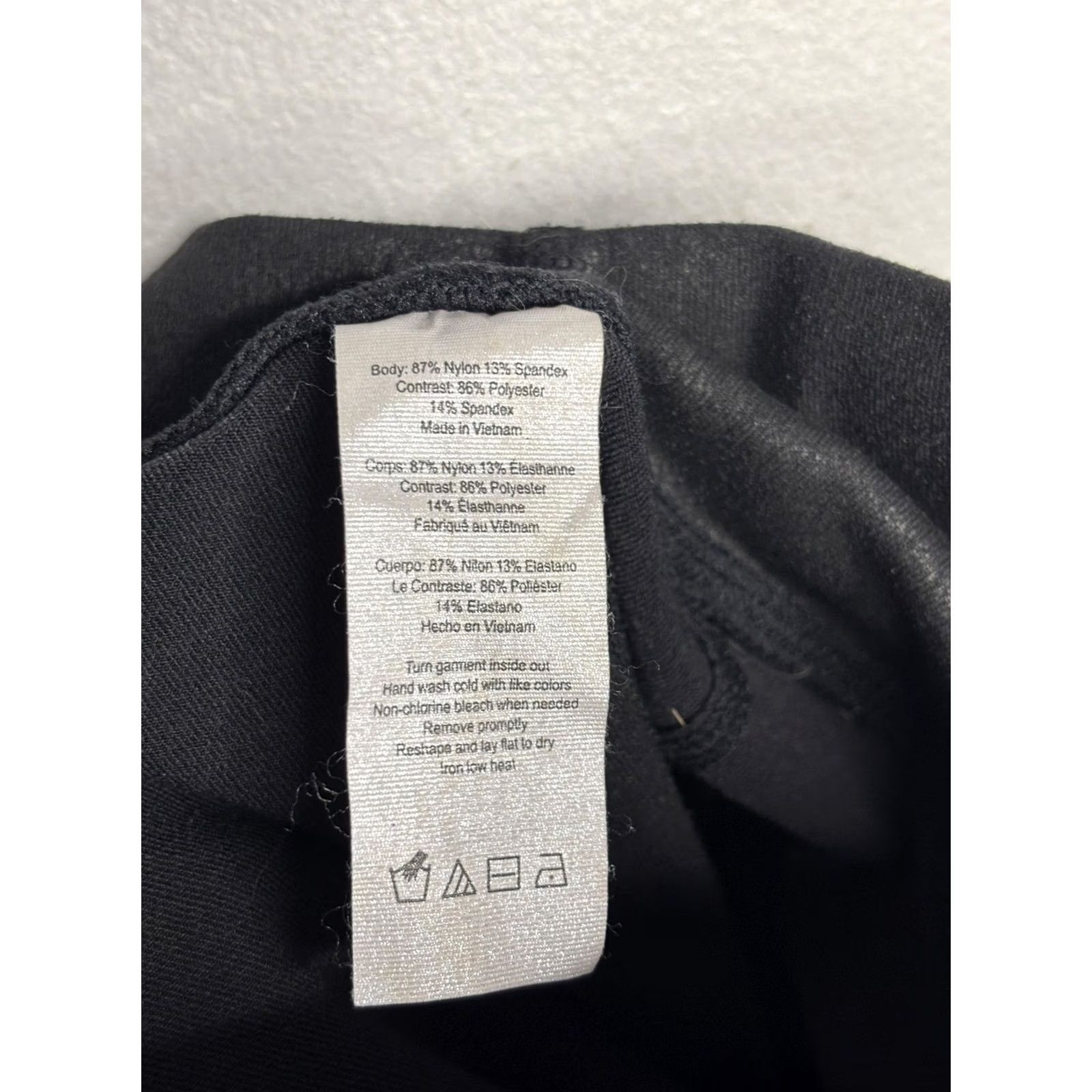 Alo Yoga Alo Yoga Leggings Womens XS Black High Waist Moto Faux Leather Ankle Skinny Pull On Size 26" / US 2 / IT 38 - 7 Thumbnail