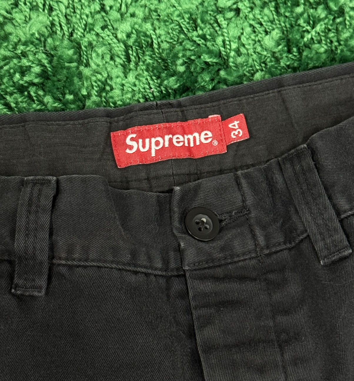 Supreme Doughboy Chino Pant Black Pillsbury FW22