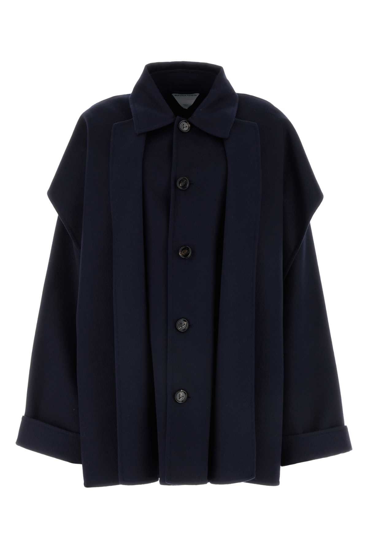 【送料&関税込】Bottega Veneta Midnight Blue Wool Blend Coat Bottega Veneta Midnight Blue Wool Blend Coat | Grailed