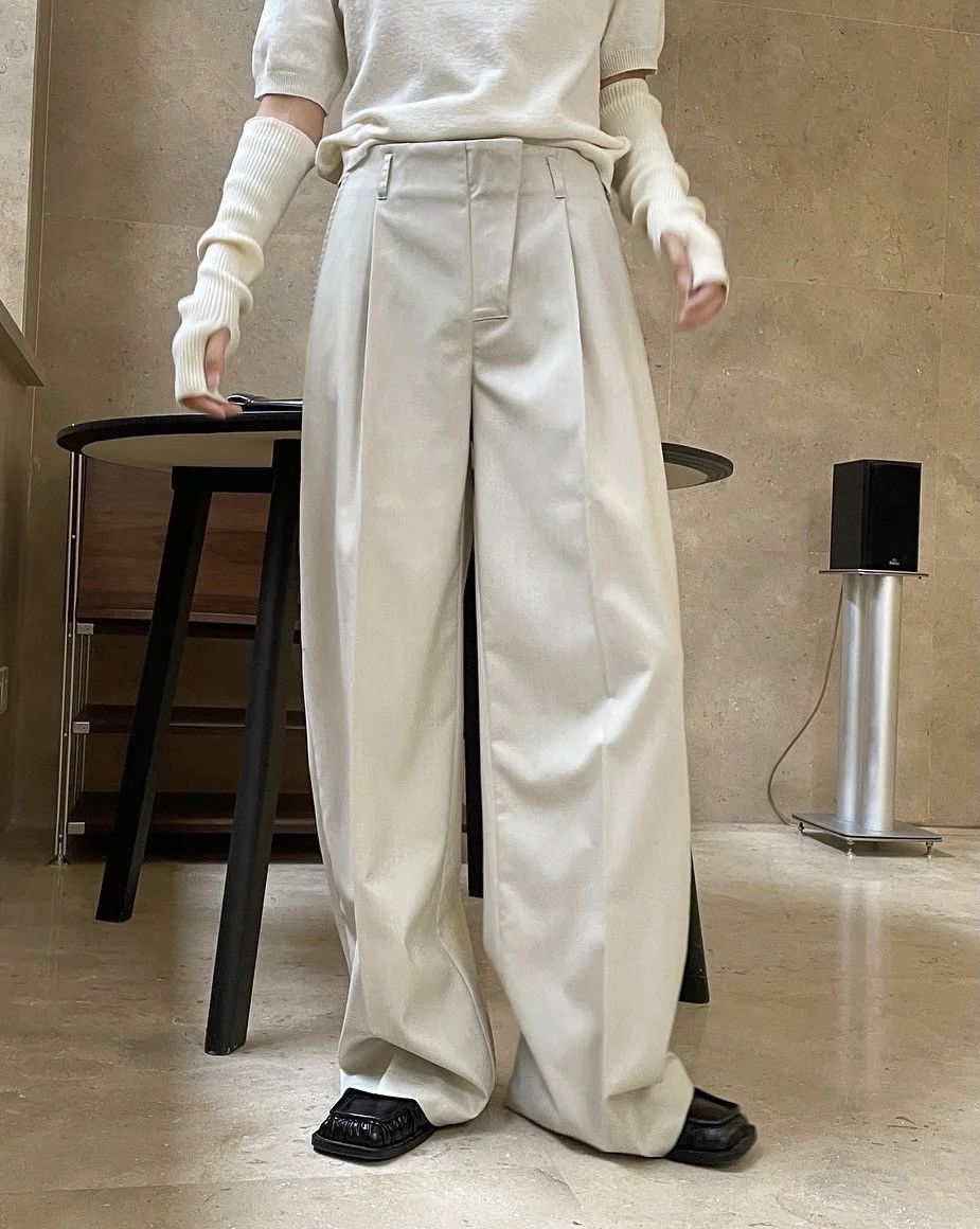 Designer × Vintage Casual Loose Wide Leg Solid Pants Trousers Size US 30 / EU 46 - 10 Thumbnail