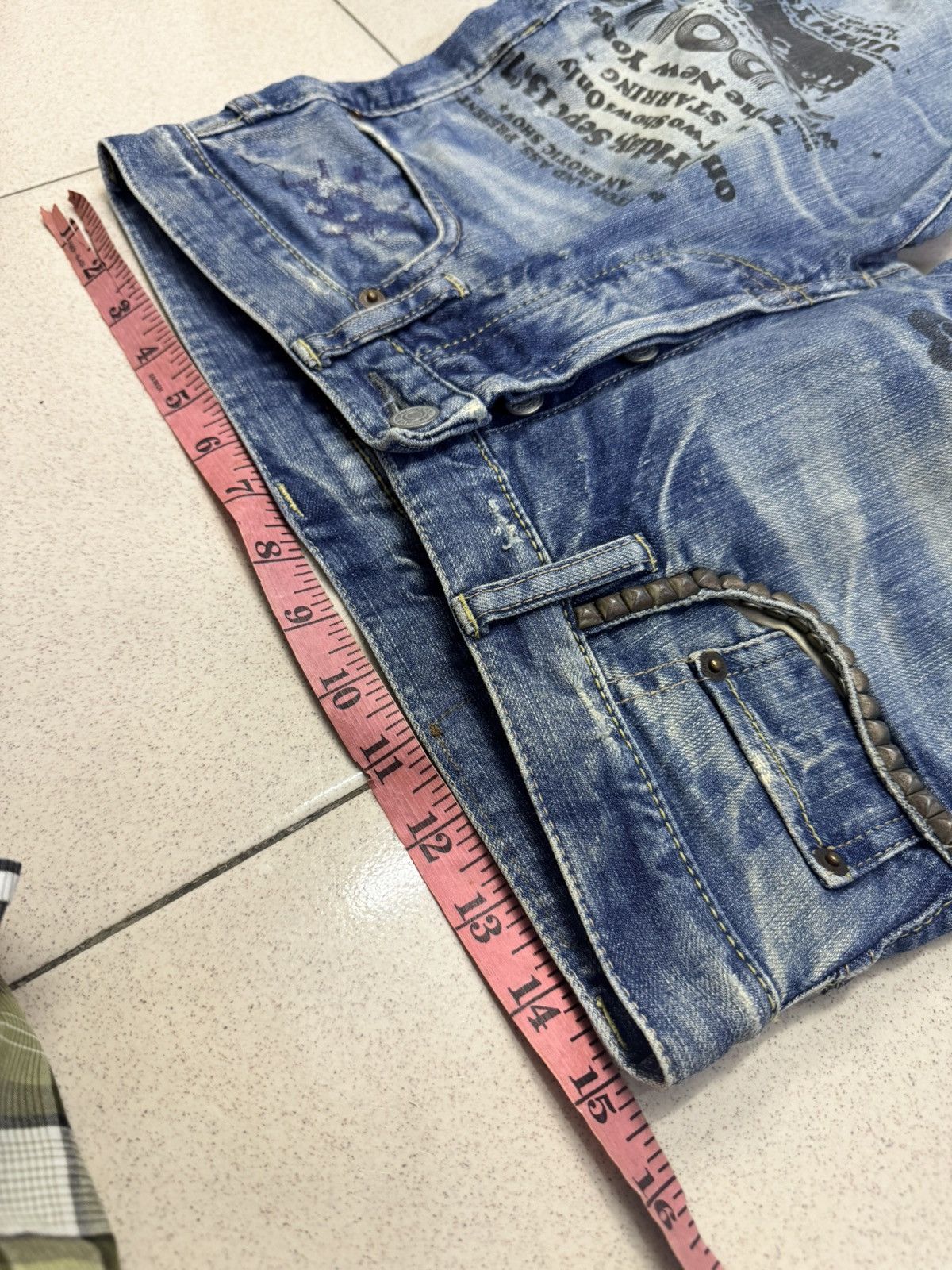 Hysteric Glamour HYSTERIC GLAMOUR x NEW YORK DOLLS JEANS SIZE 30 Size 30" / US 8 / IT 44 - 8 Thumbnail