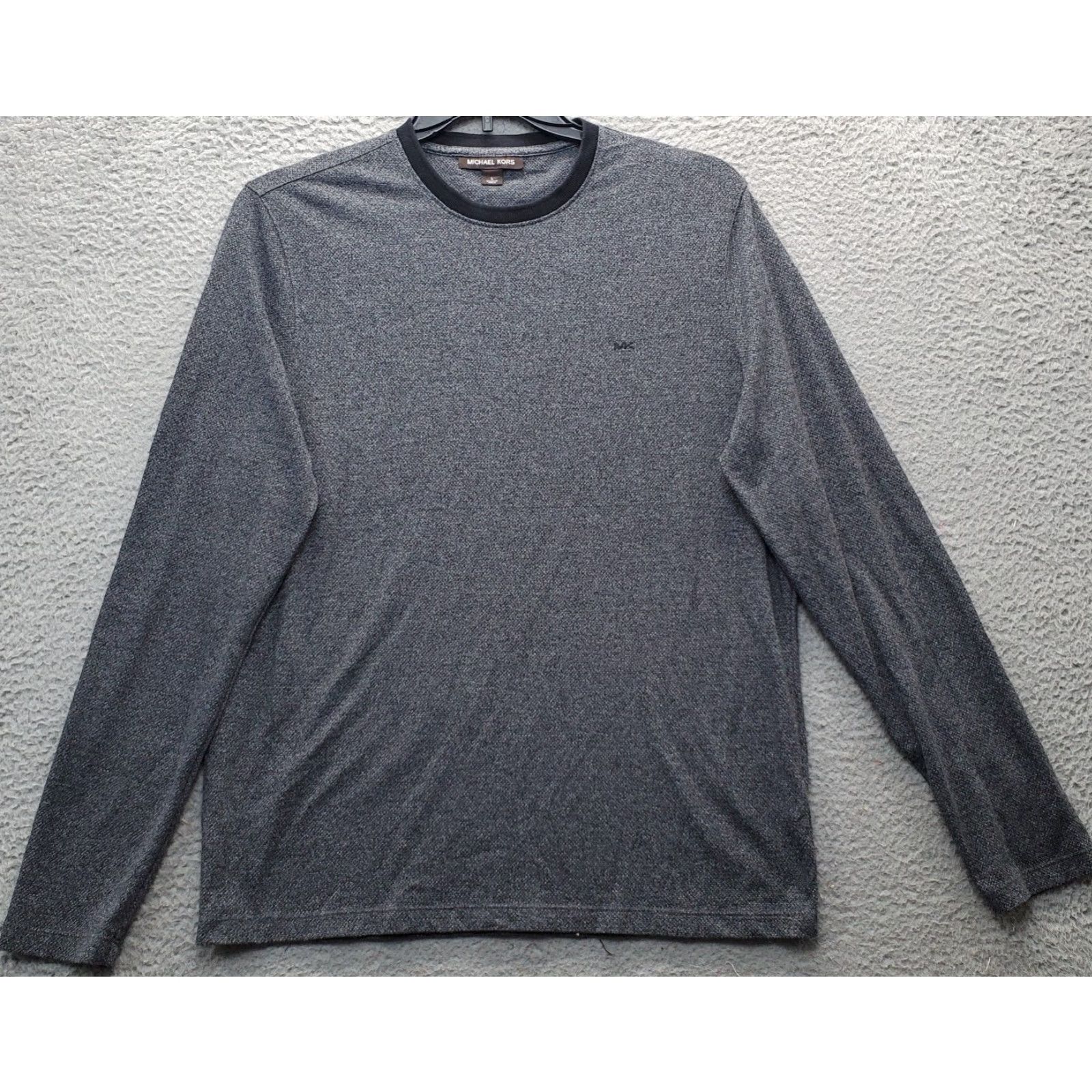 Michael Kors Michael Kors Shirt Mens Large Gray Regular Fit Long Sleeve Crew Neck Pullover Size US L / EU 52-54 / 3 - 2 Thumbnail