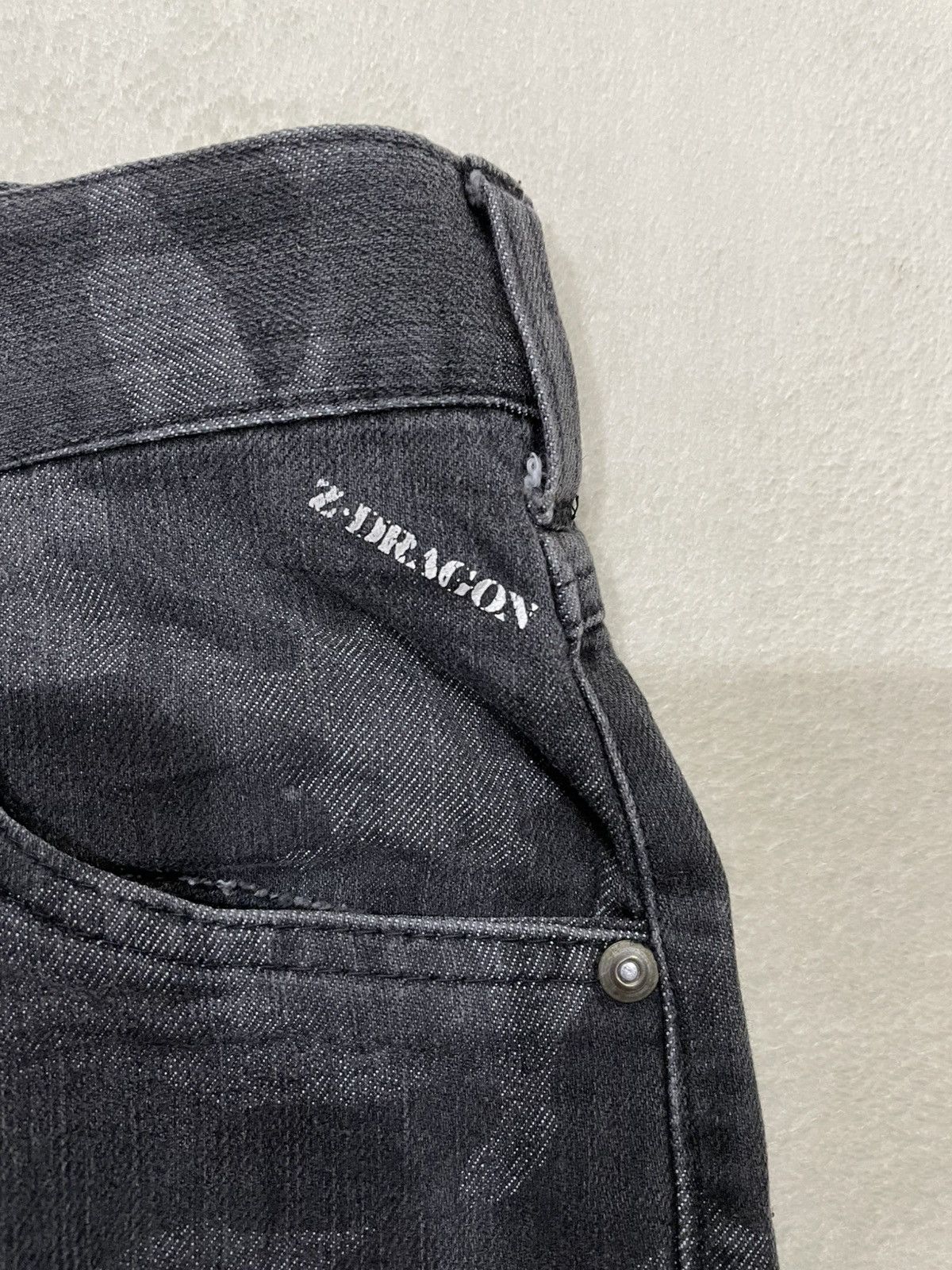 Japanese Brand Vintage Z-Dragon Faded Denim Jeans Size US 38 / EU 54 - 8 Thumbnail