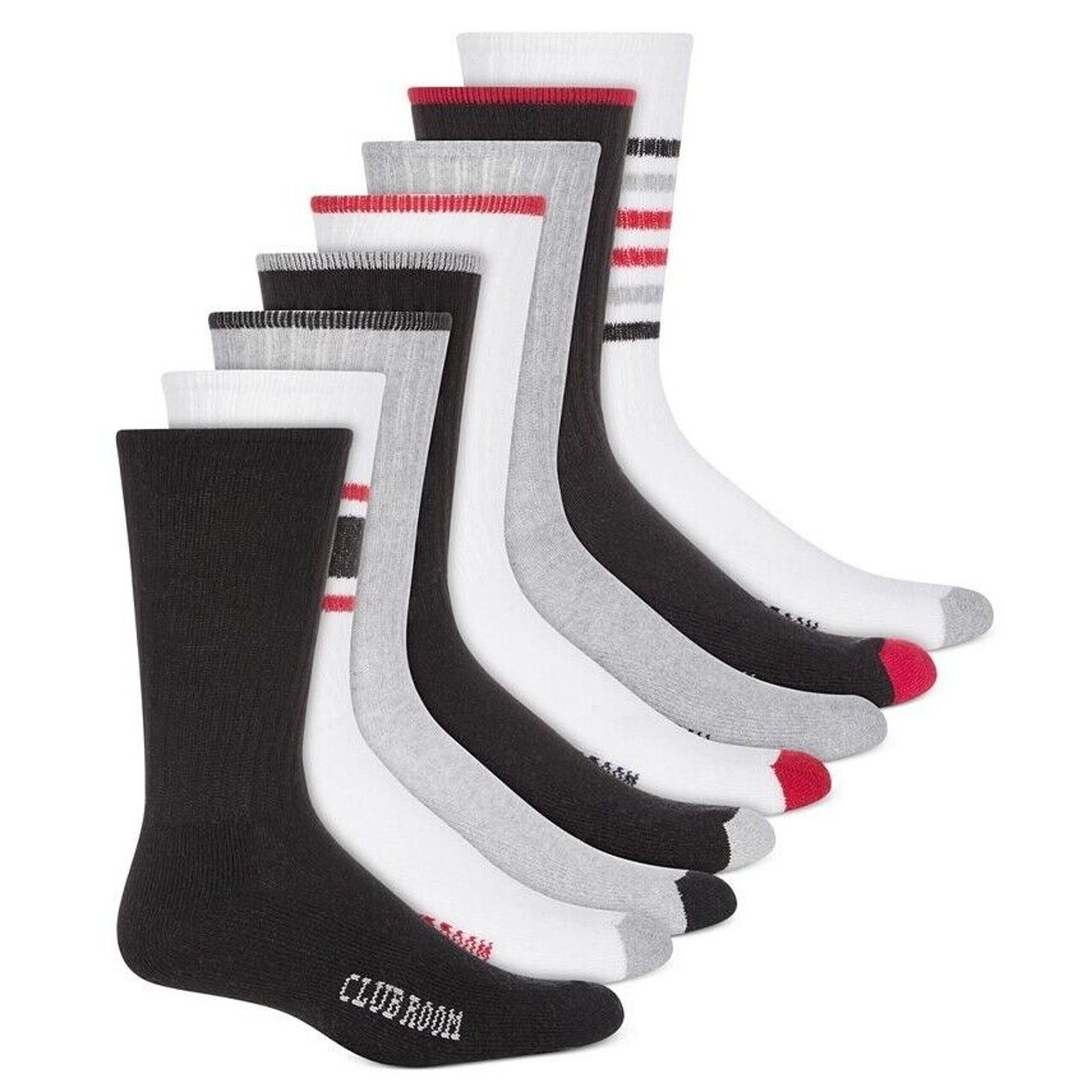Club Room Club Room Men's Multi 8-Pack Cushioned Socks Shoe Size 7-12 Size ONE SIZE - 1 Preview
