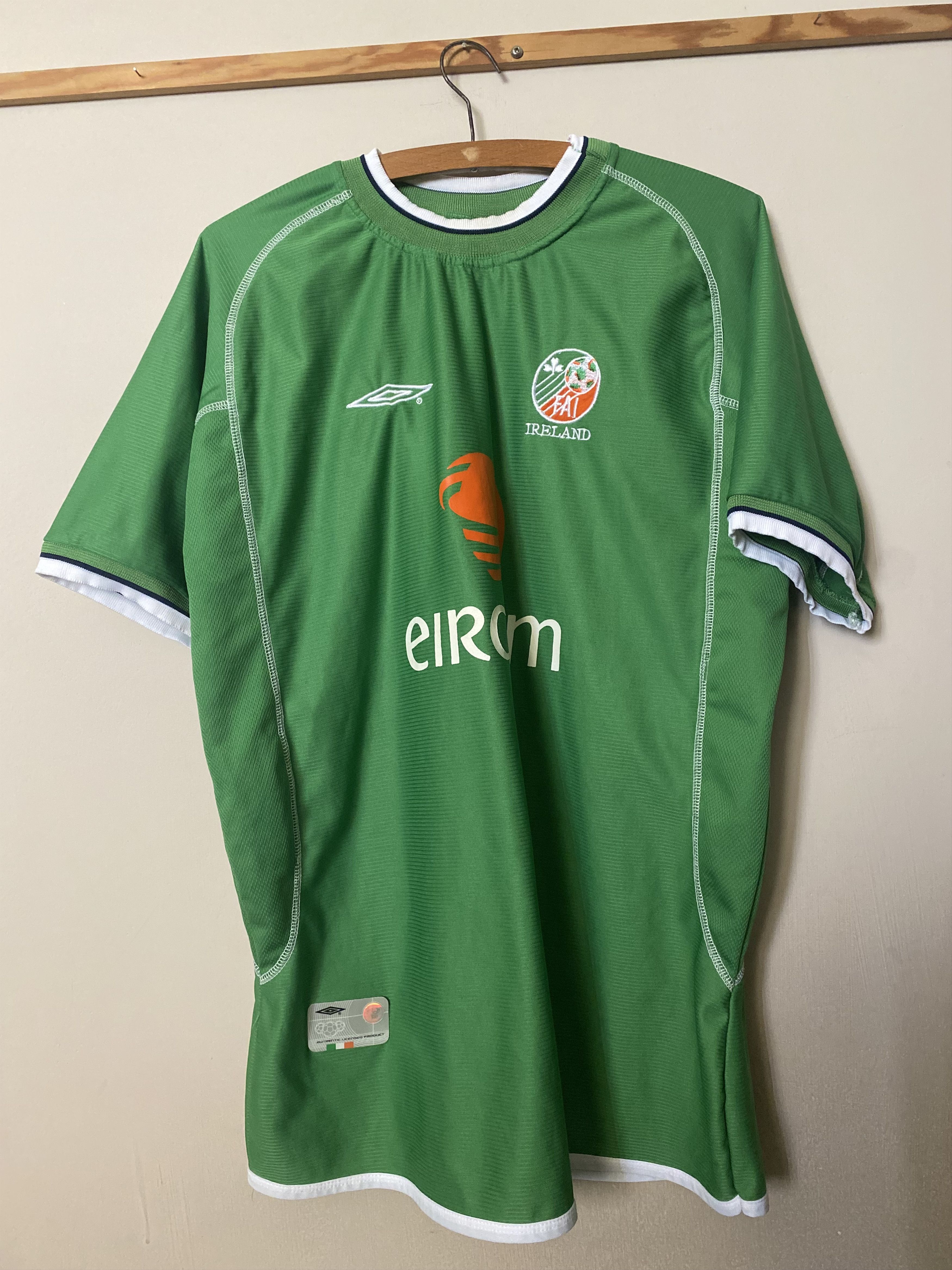 Umbro Vintage Jersey IRELAND 2002 - Umbro - XL - UNIQUE Size US XL / EU 56 / 4 - 1 Thumbnail